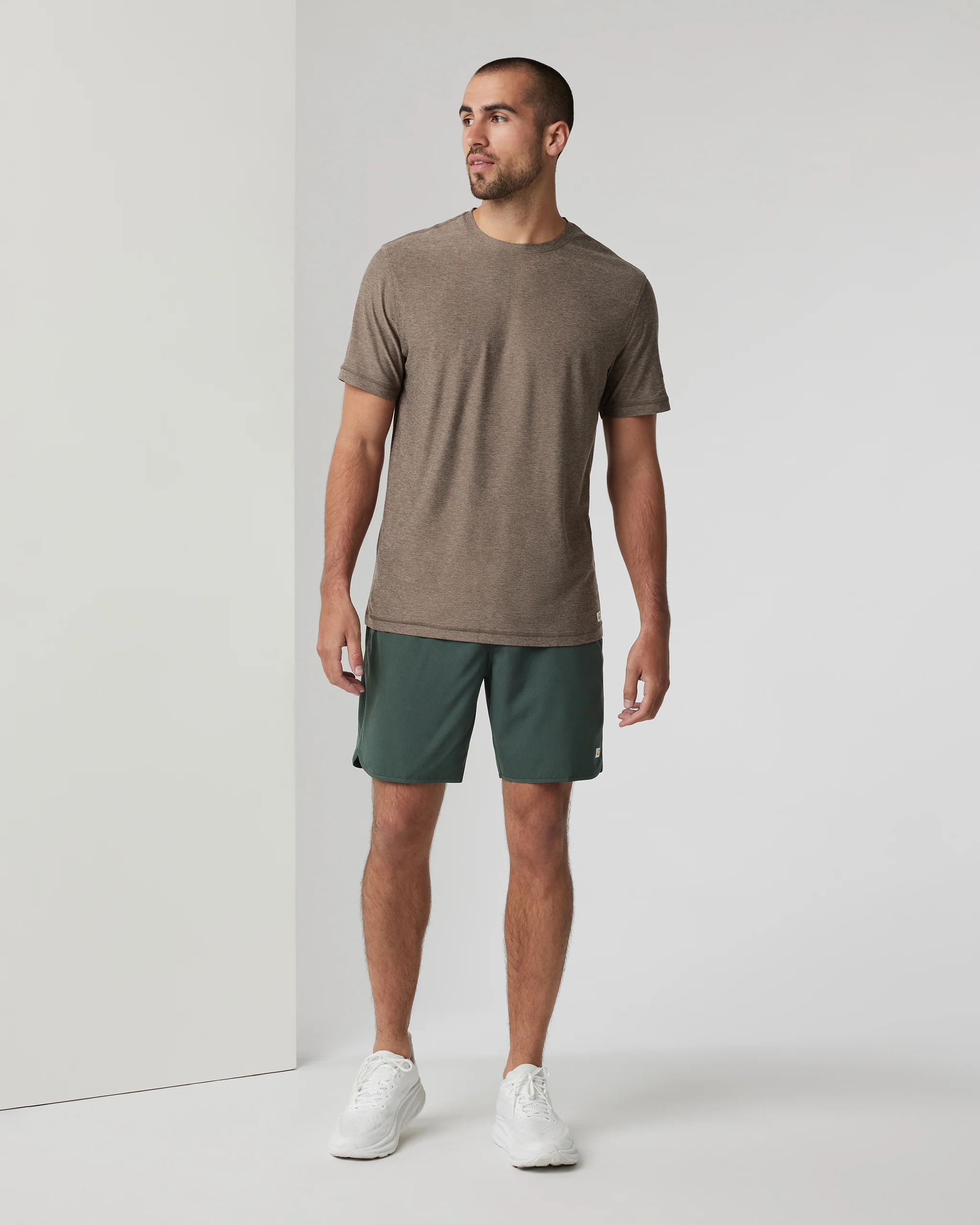 Strato Tech Tee | Greige Heather