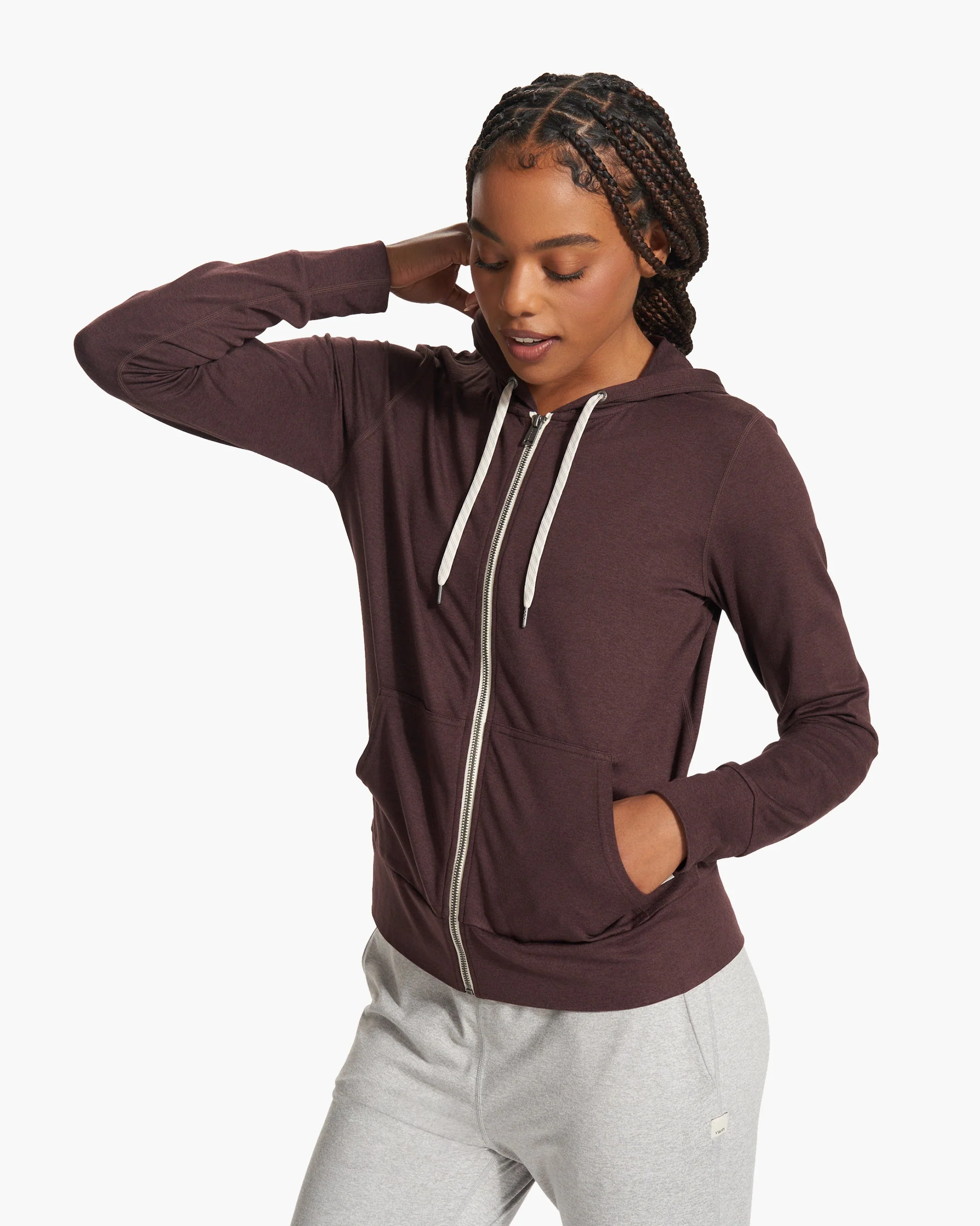 Halo Performance Hoodie 2.0 | Mahogany Heather
