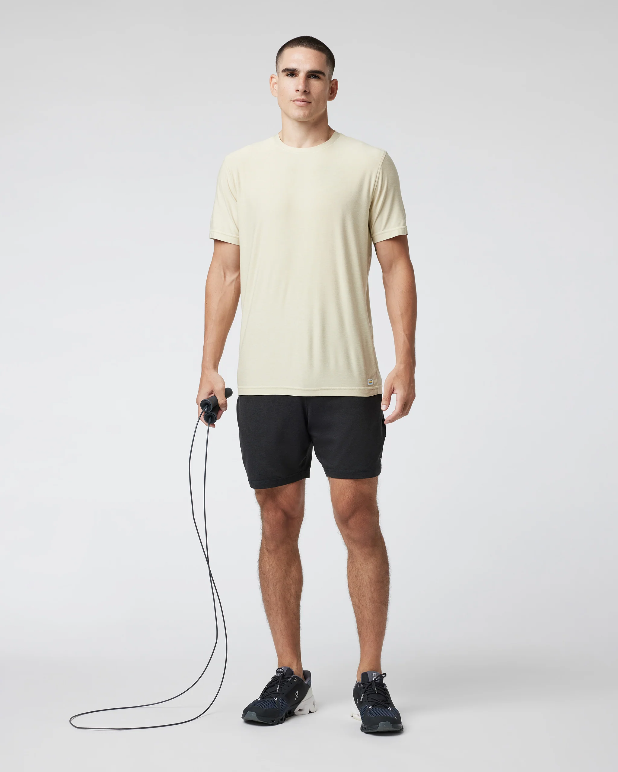 Strato Tech Tee | Cashew Heather