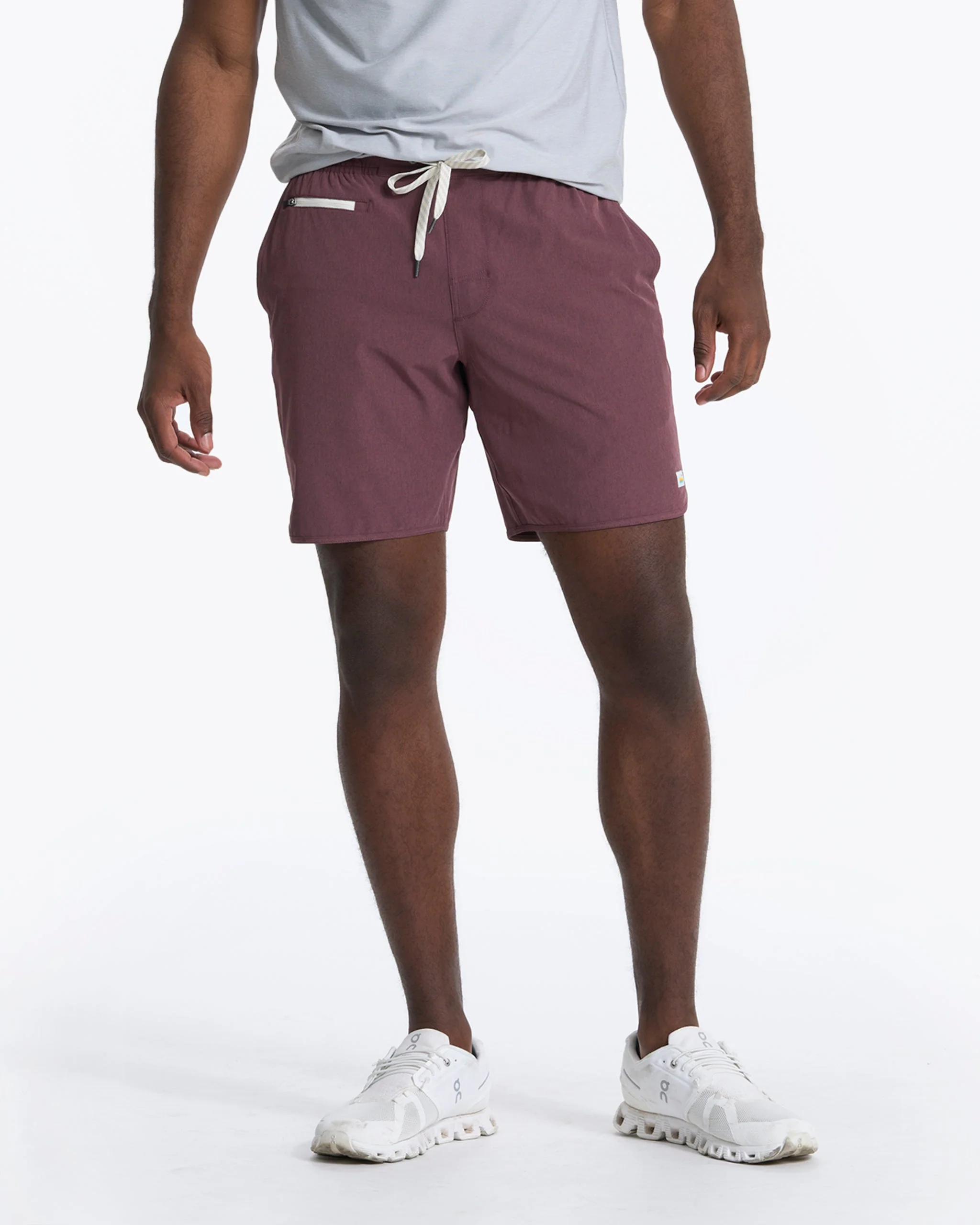 Banks Short Unlined 7" | Chestnut Linen Texture