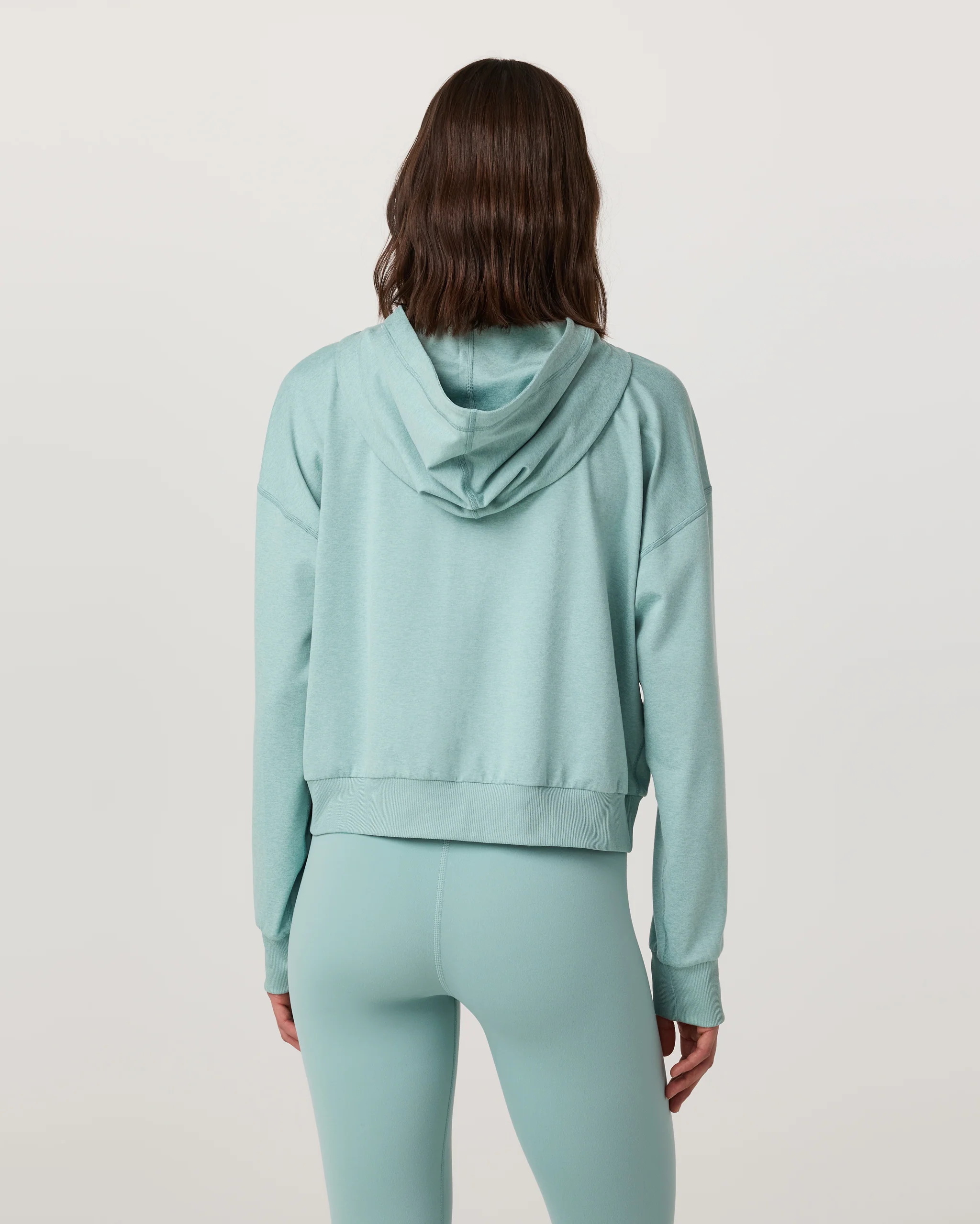 Halo Modern Full Zip Hoodie | Sea Spray Heather