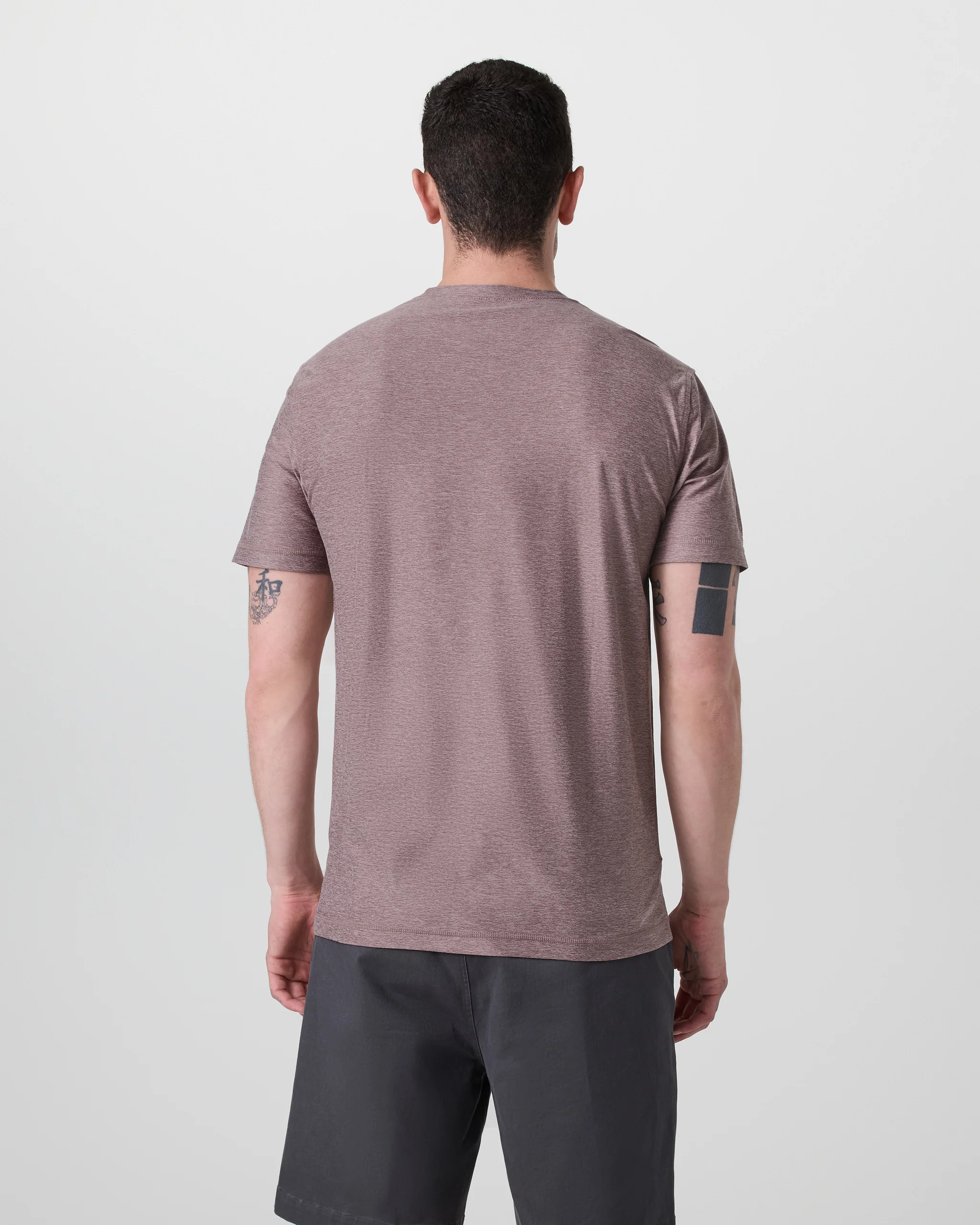 Strato Tech Tee | Dark Umber Heather