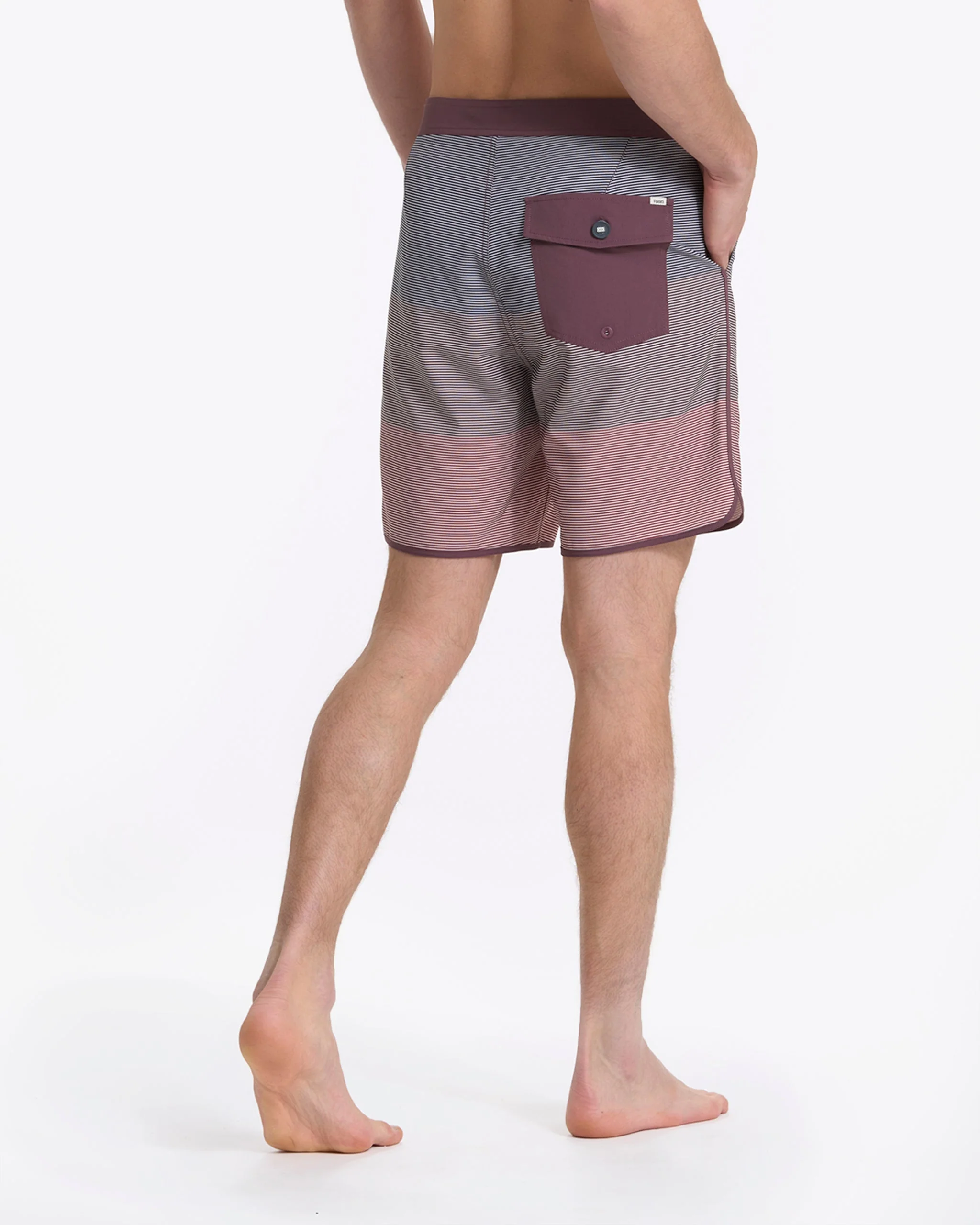 Cruise Boardshort | Chestnut Wave Stripe