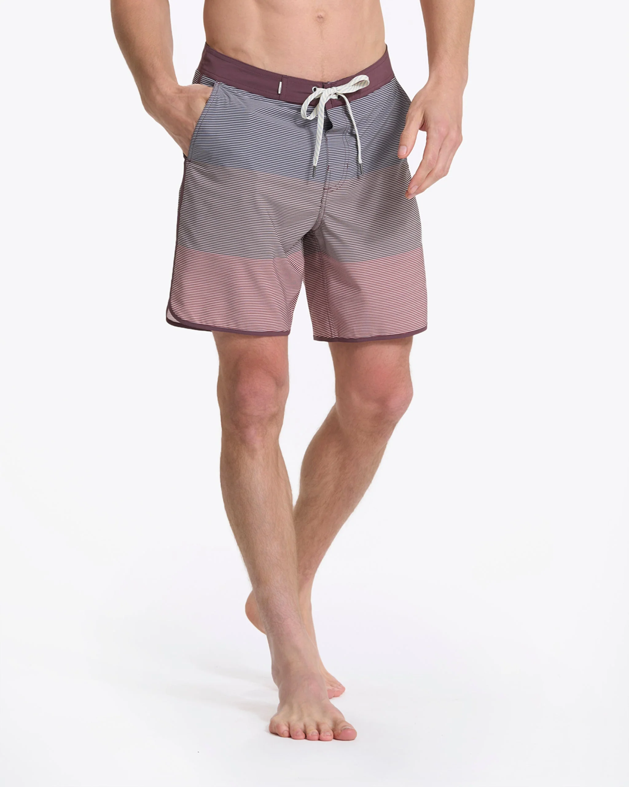 Cruise Boardshort | Chestnut Wave Stripe