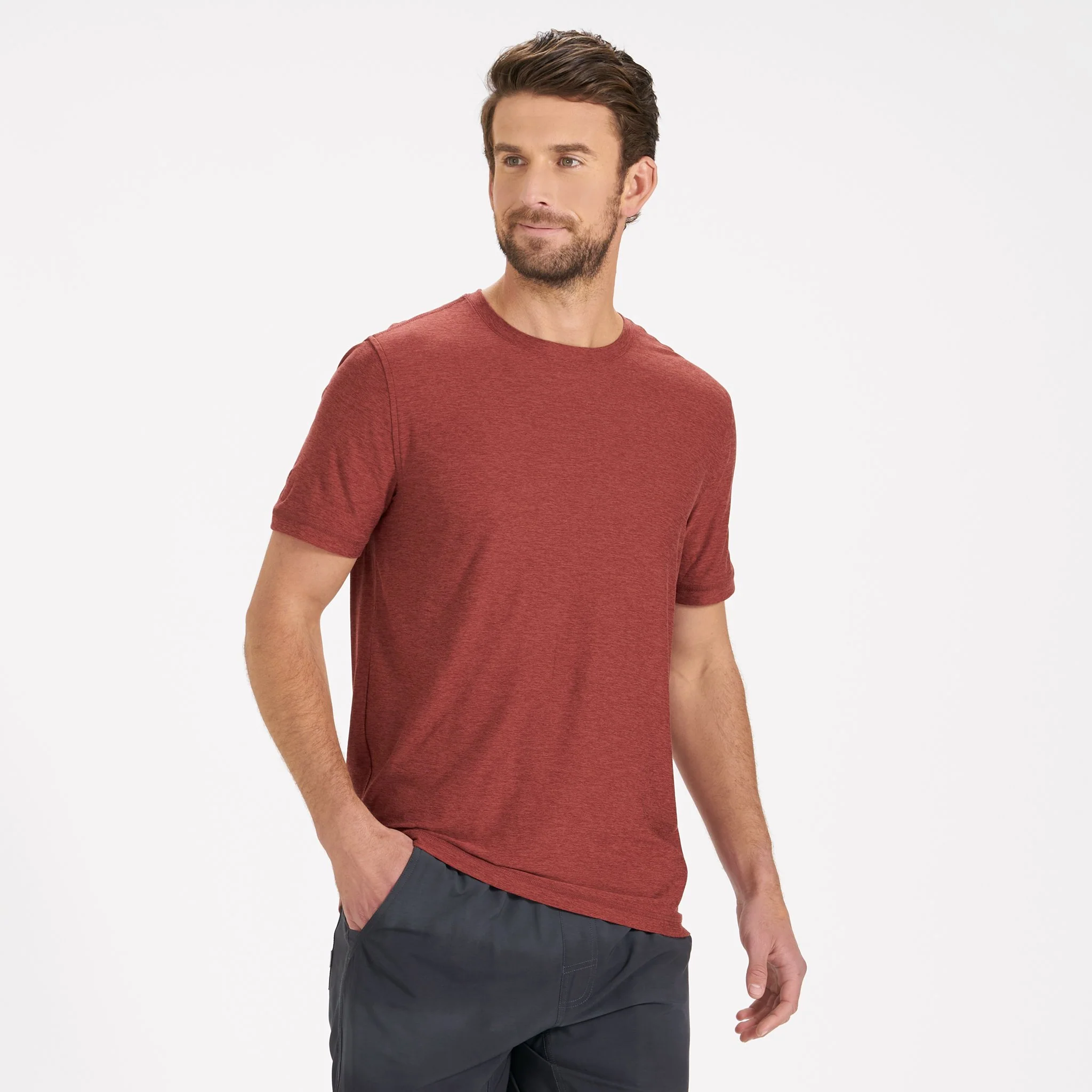 Strato Tech Tee | Red Clay Heather
