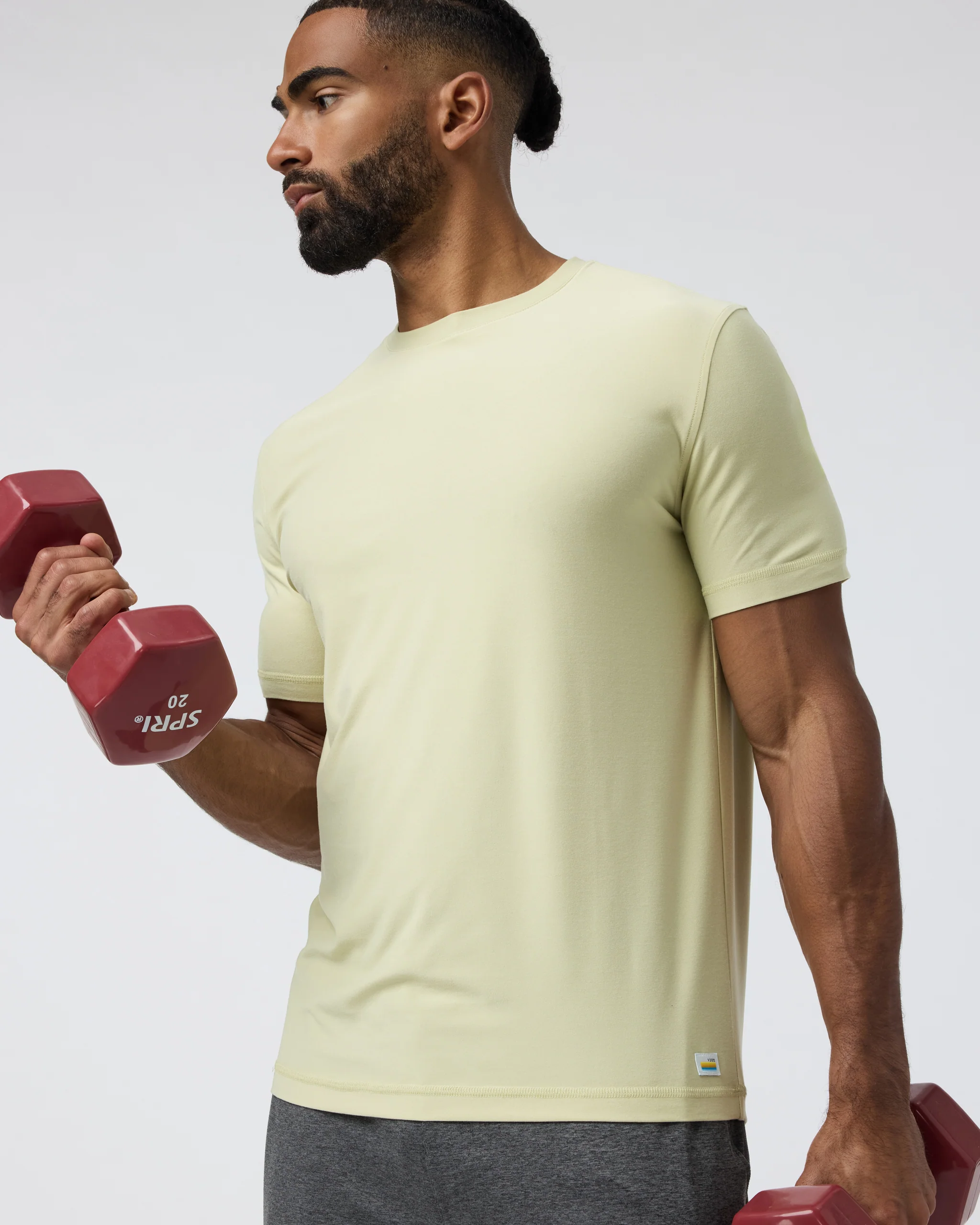 Strato Tech Tee | Pale Citron