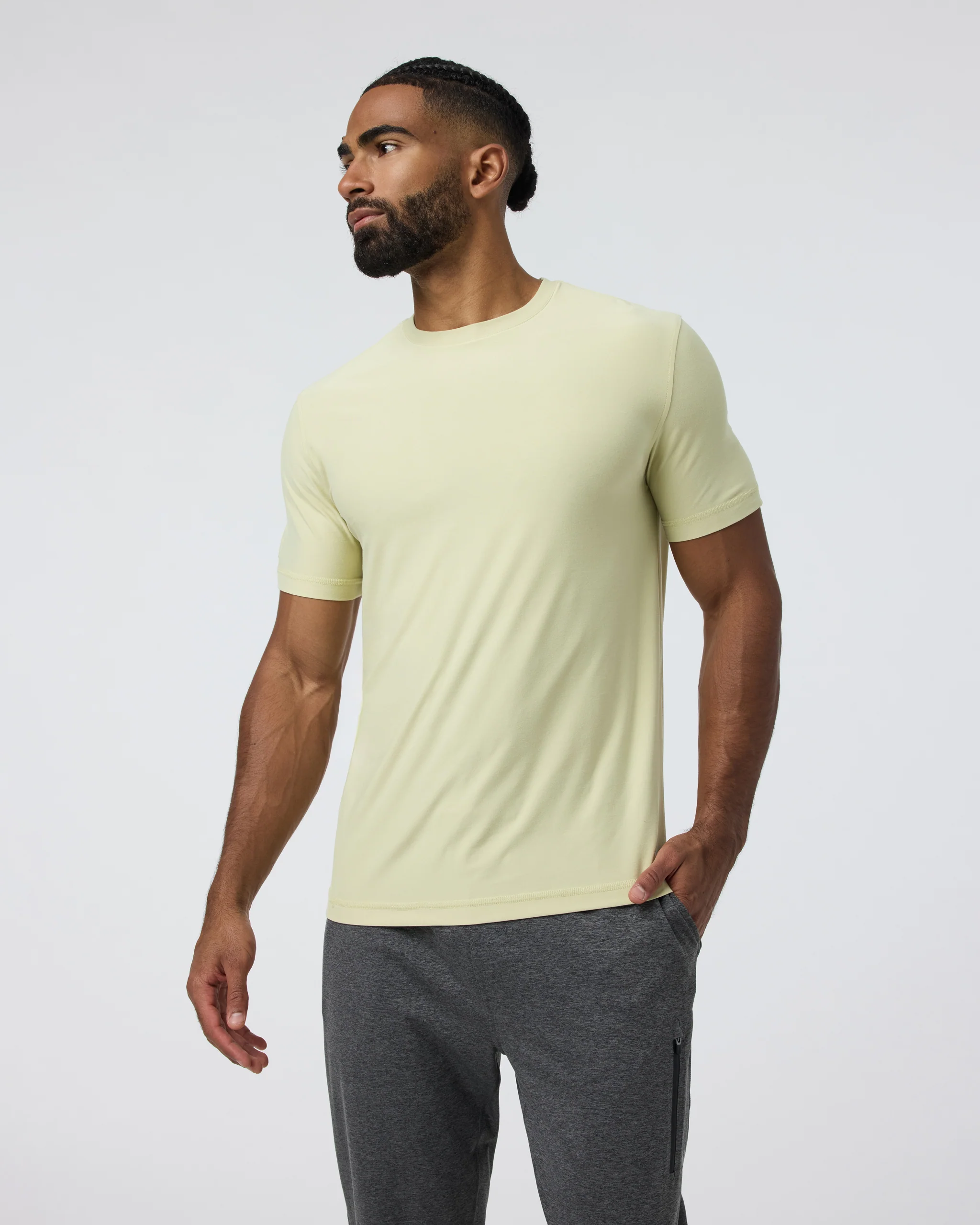 Strato Tech Tee | Pale Citron