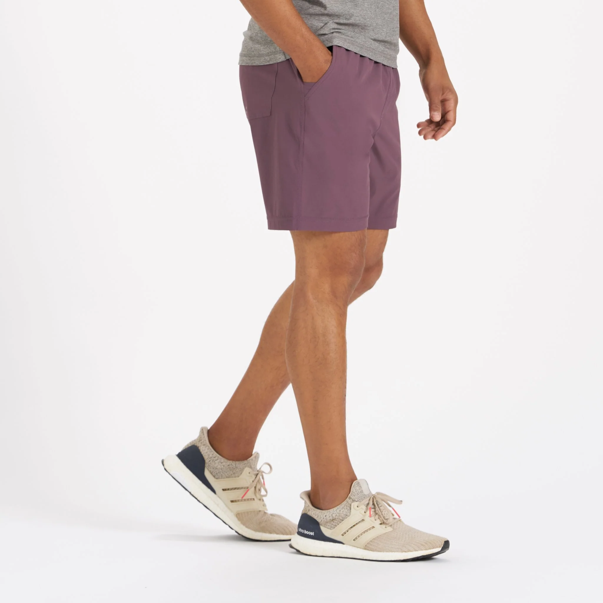 Kore Short Lined 7" | Smoked Plum