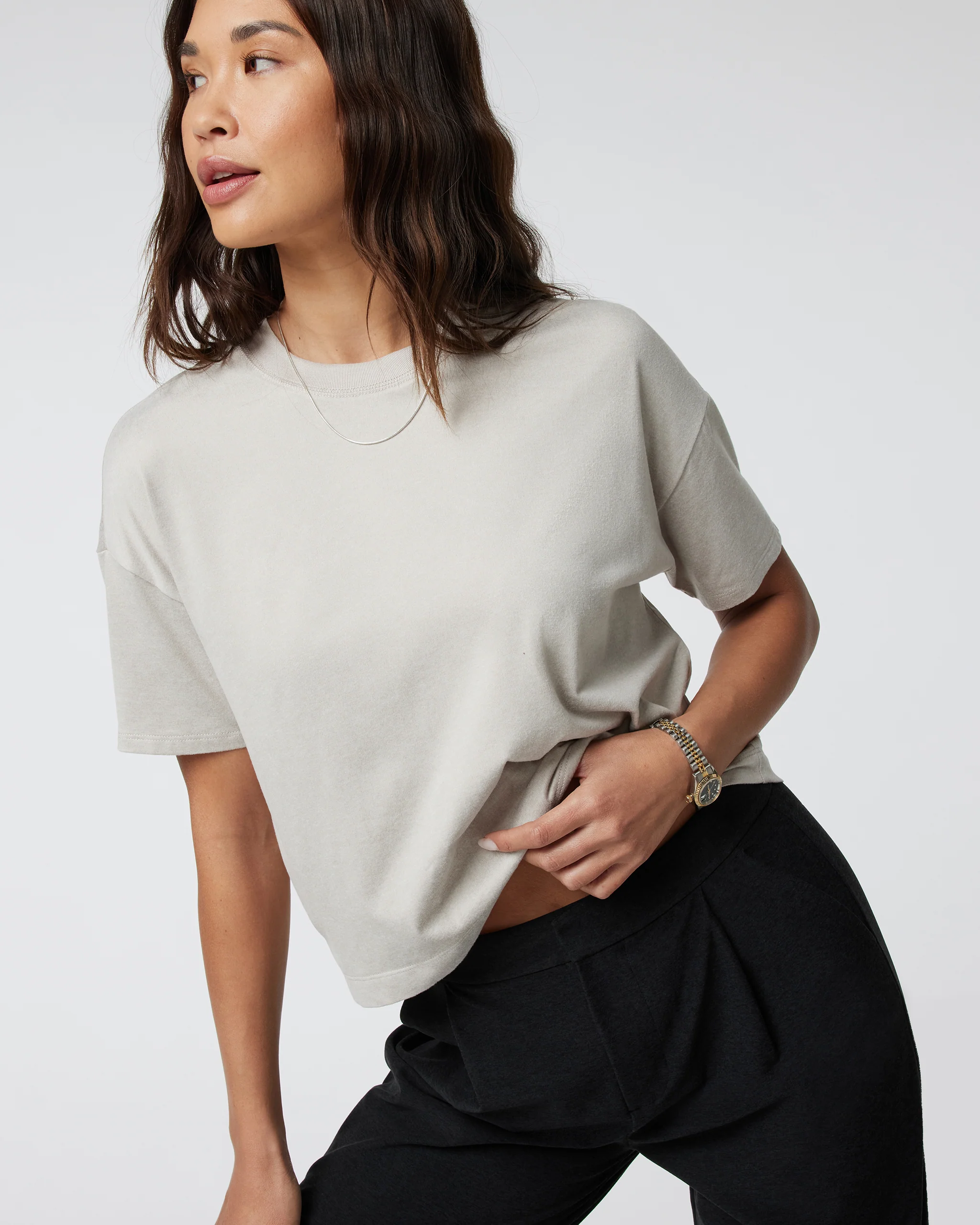 Energy Tee | Ecru Heather