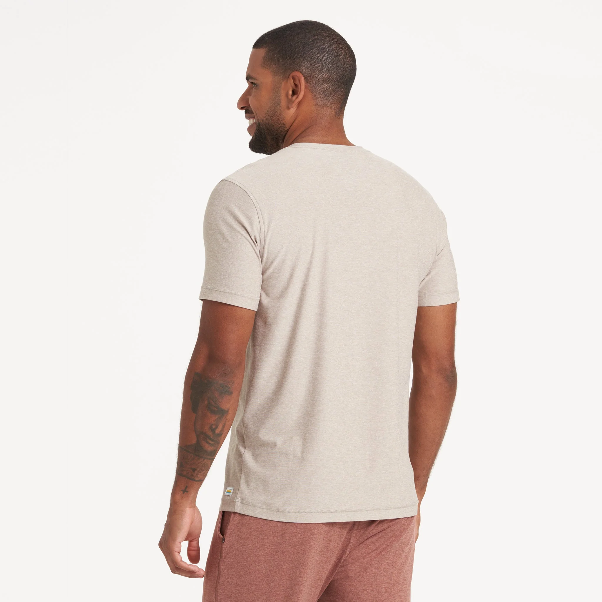 Strato Tech Tee | Oyster Heather