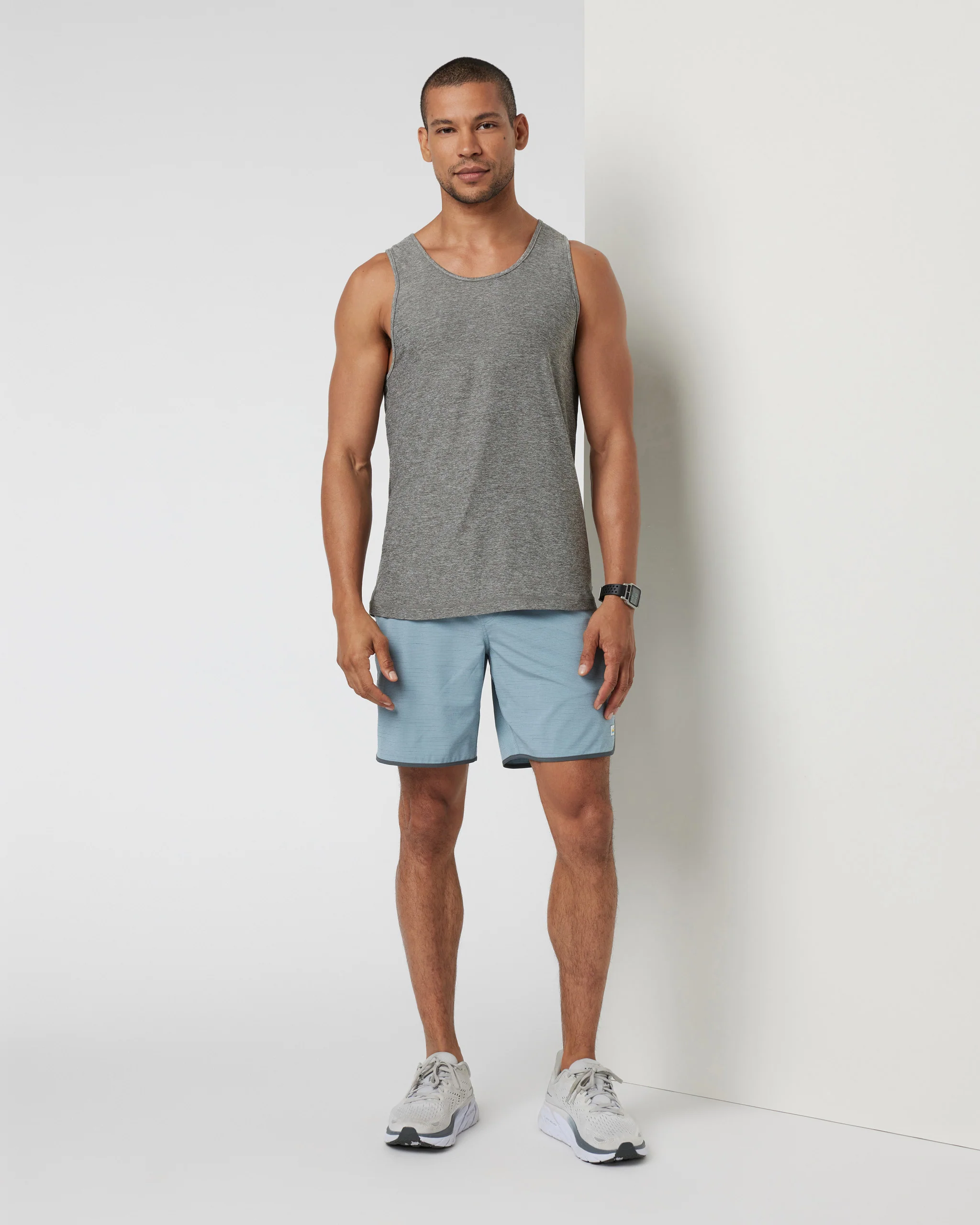 Banks Short Unlined 7" | Shade Slub Stripe