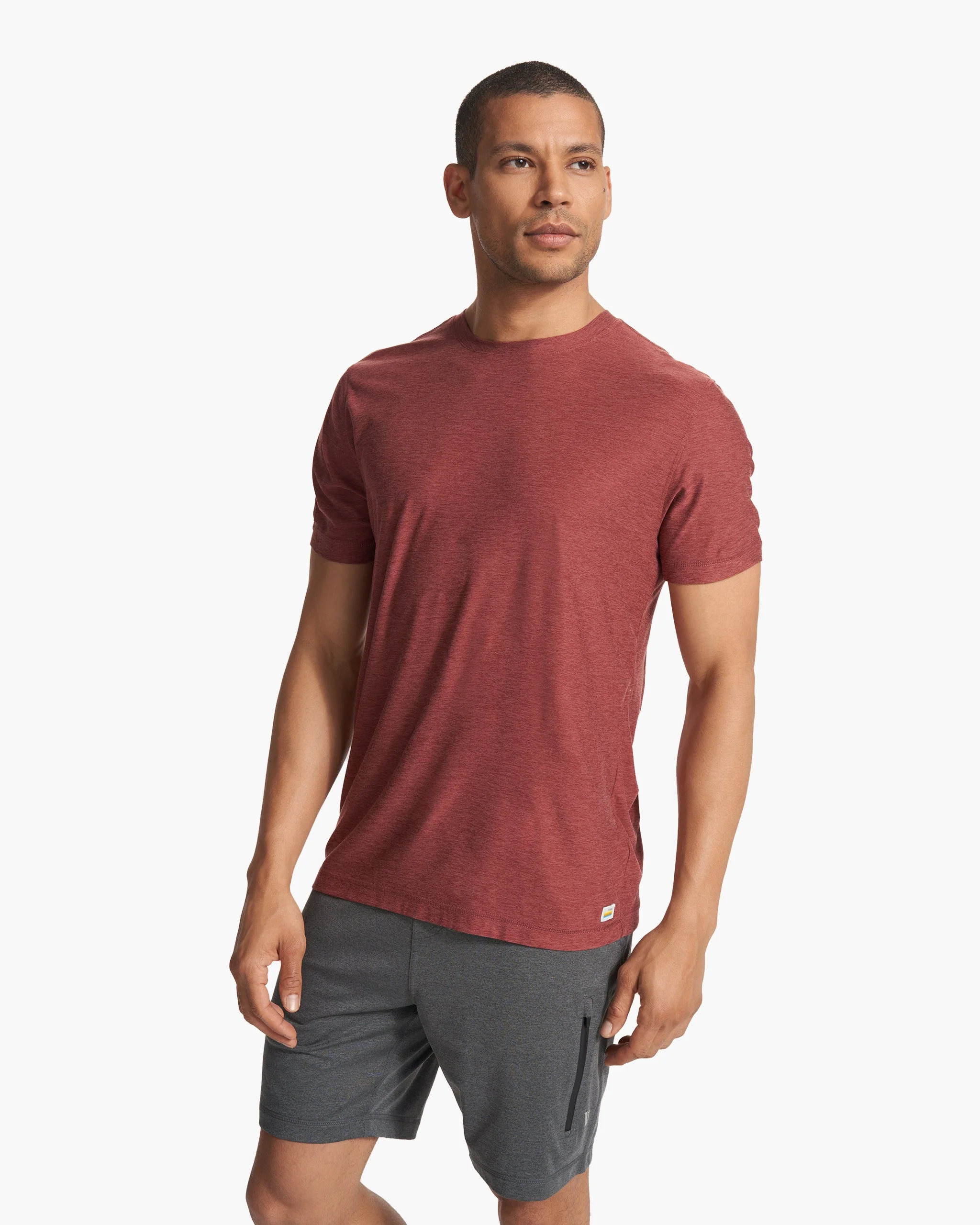 11700-strato-tech-tee-earth-red-heather-1.webp Strato Tech Tee | Earth Red Heather