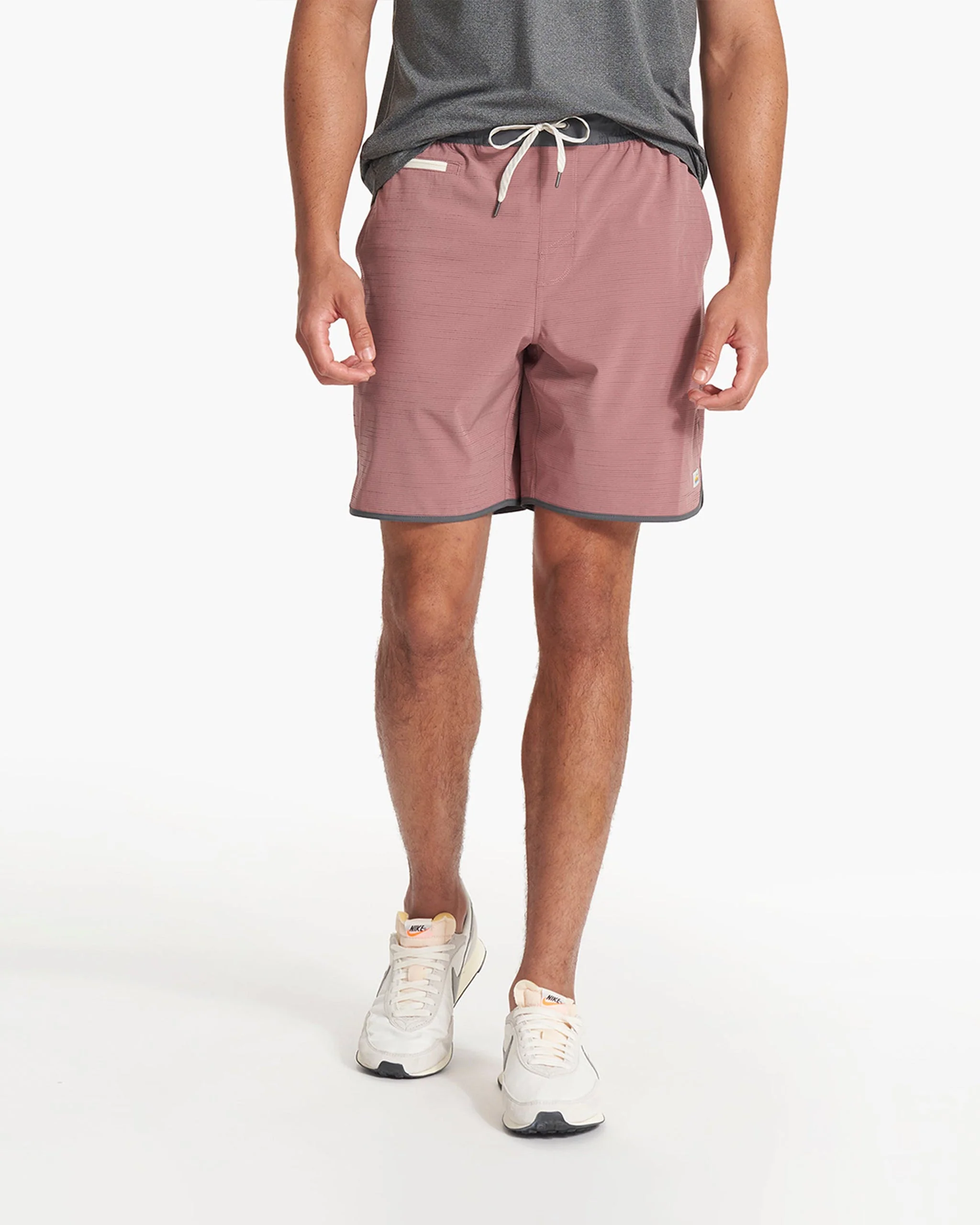 11849-banks-short-unlined-7-marsala-slub-stripe-1.webp Banks Short Unlined 7" | Marsala Slub Stripe