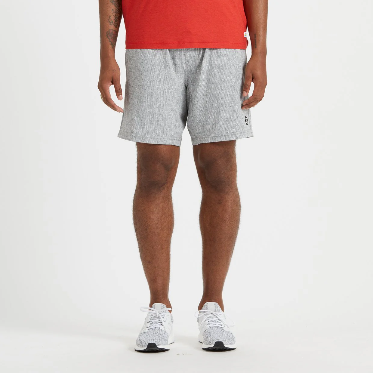 11872-kore-short-lined-7-grey-twill-texture-1.webp Kore Short Lined 7" | Grey Twill Texture