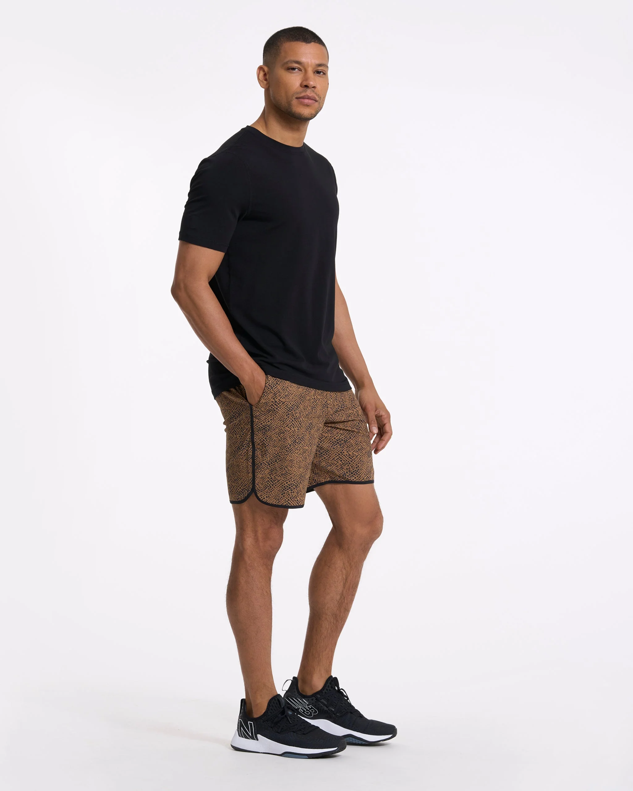 Banks Short Unlined 7" | Camel Lumen