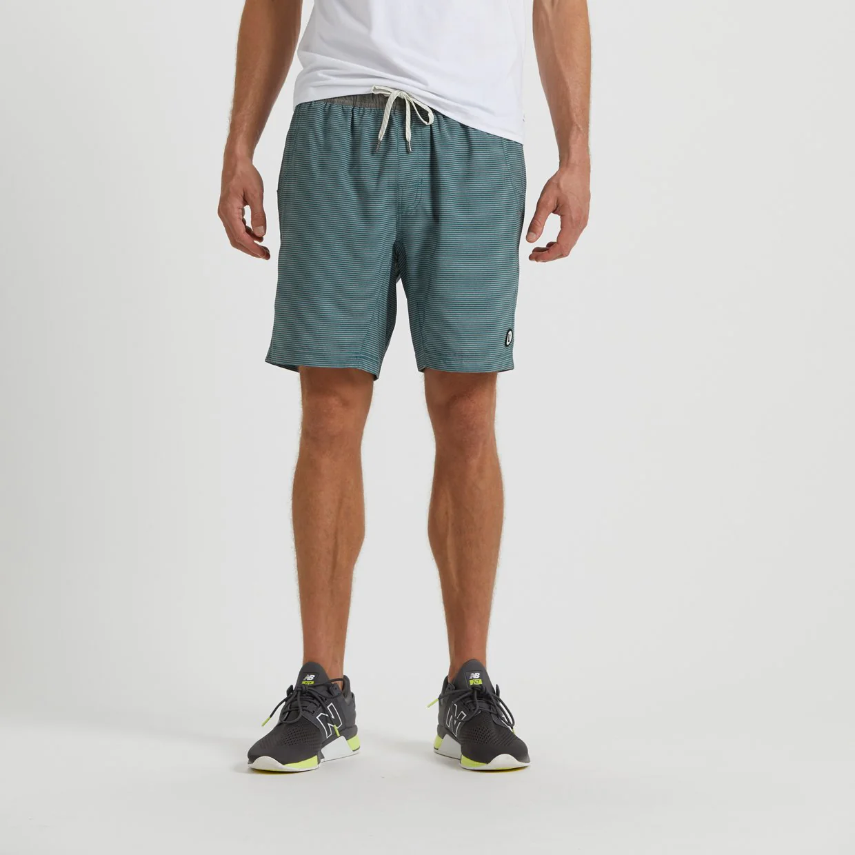 Kore Short Lined 7" | Palm Grey Stripe