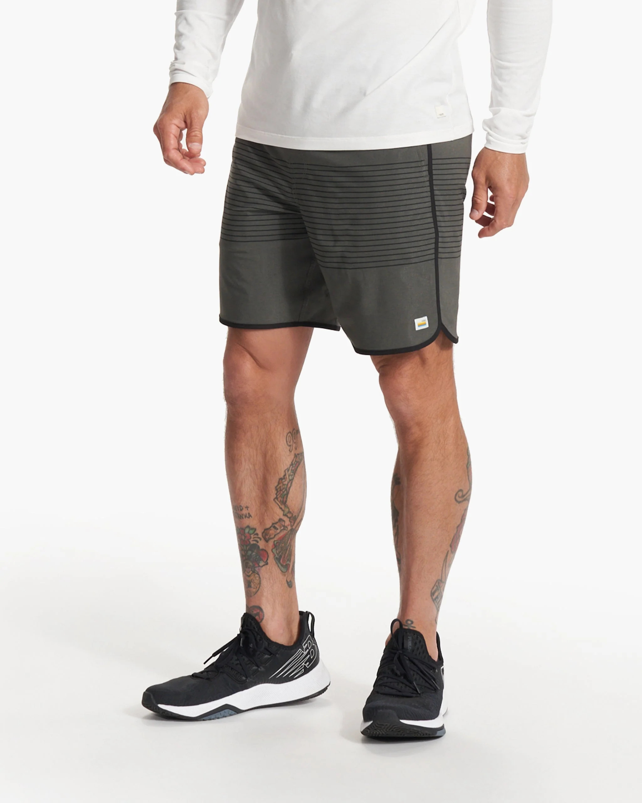 Banks Short Unlined 7" | Balsam Stripe