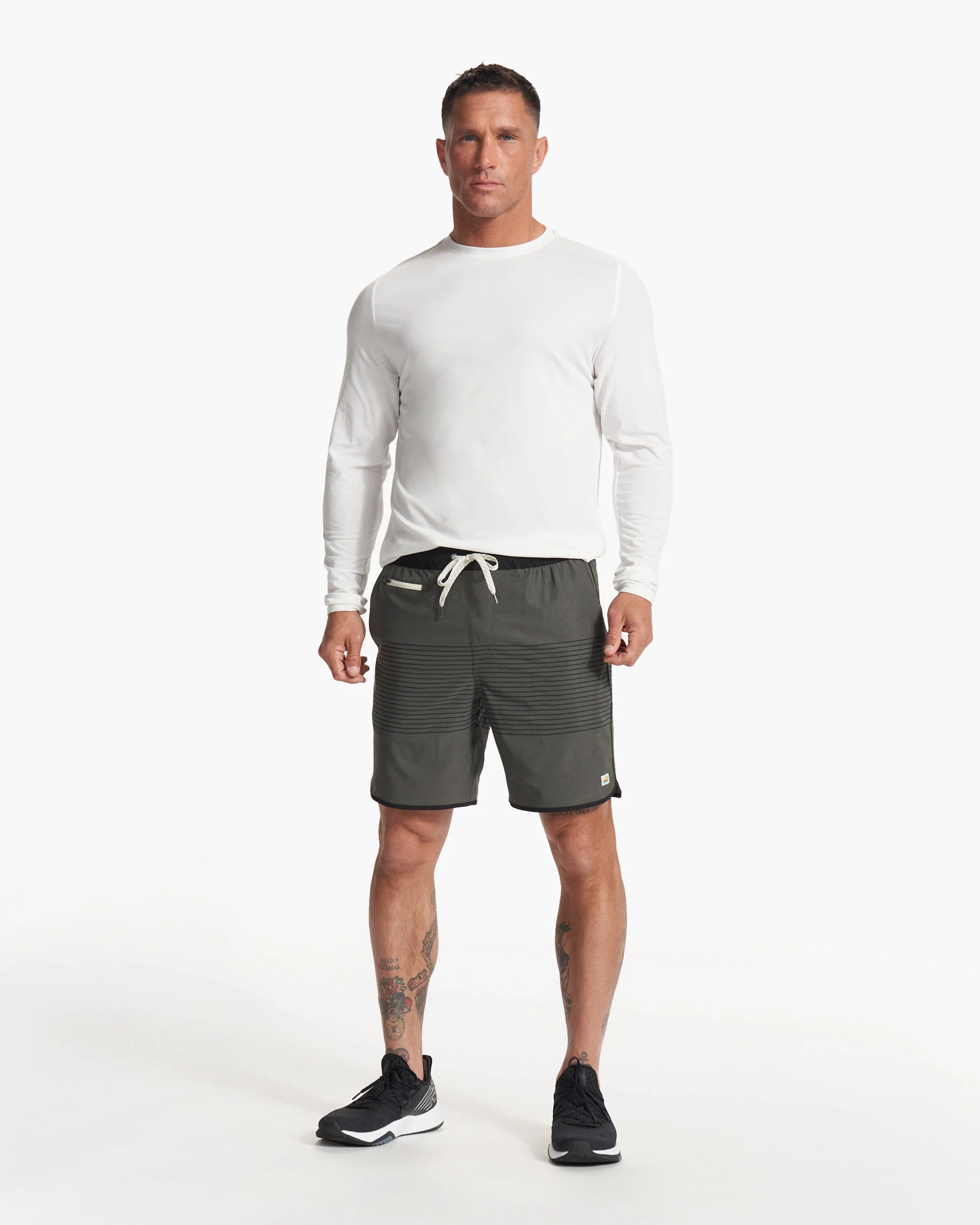 Banks Short Unlined 7" | Balsam Stripe