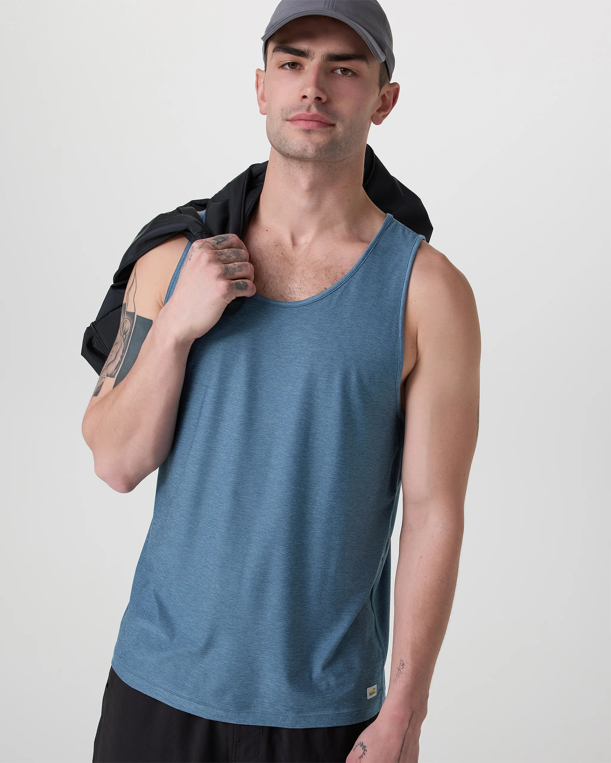 Strato Tech Tank | Pool Blue Heather