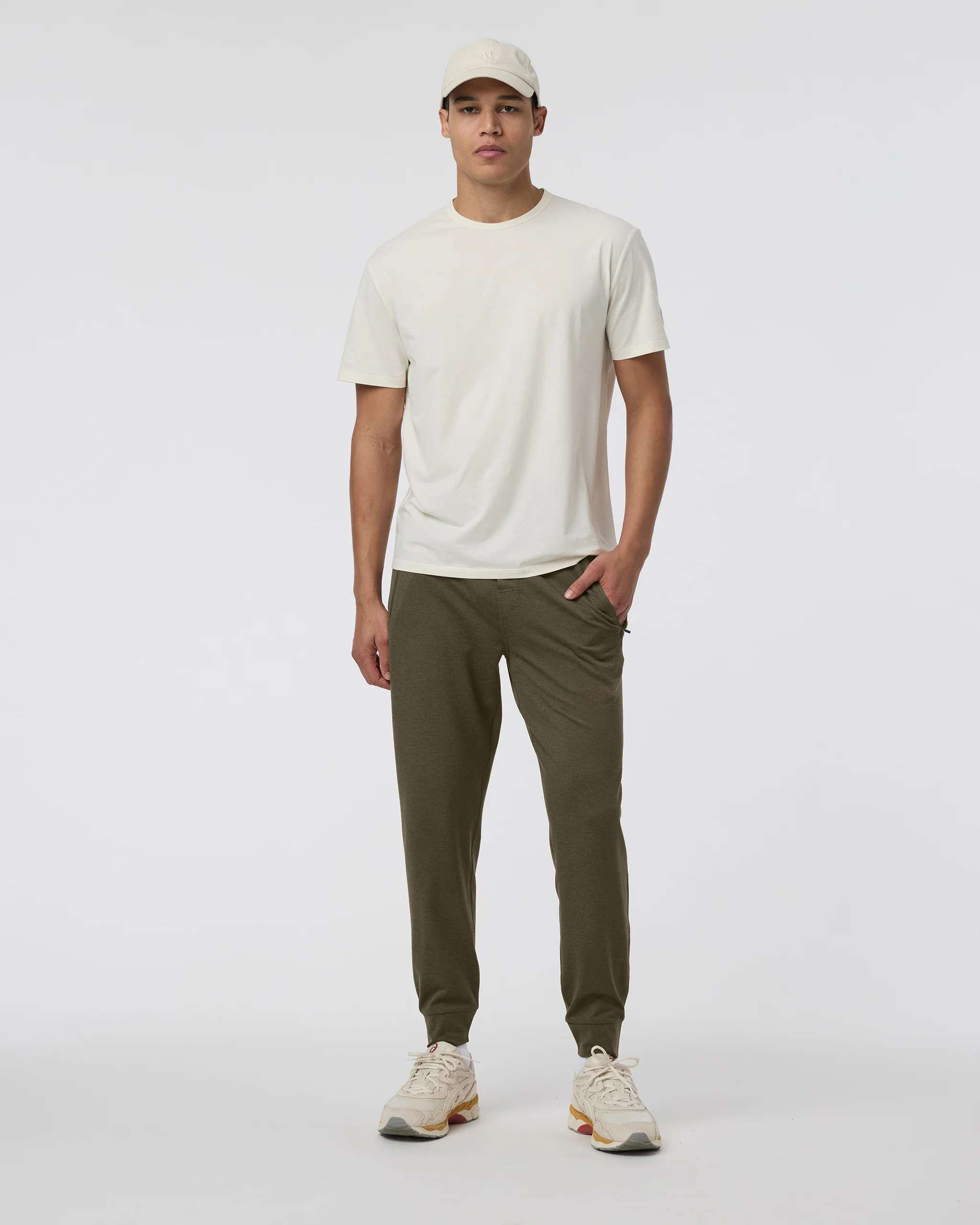 Ponto Performance Jogger | Moss Green Heather