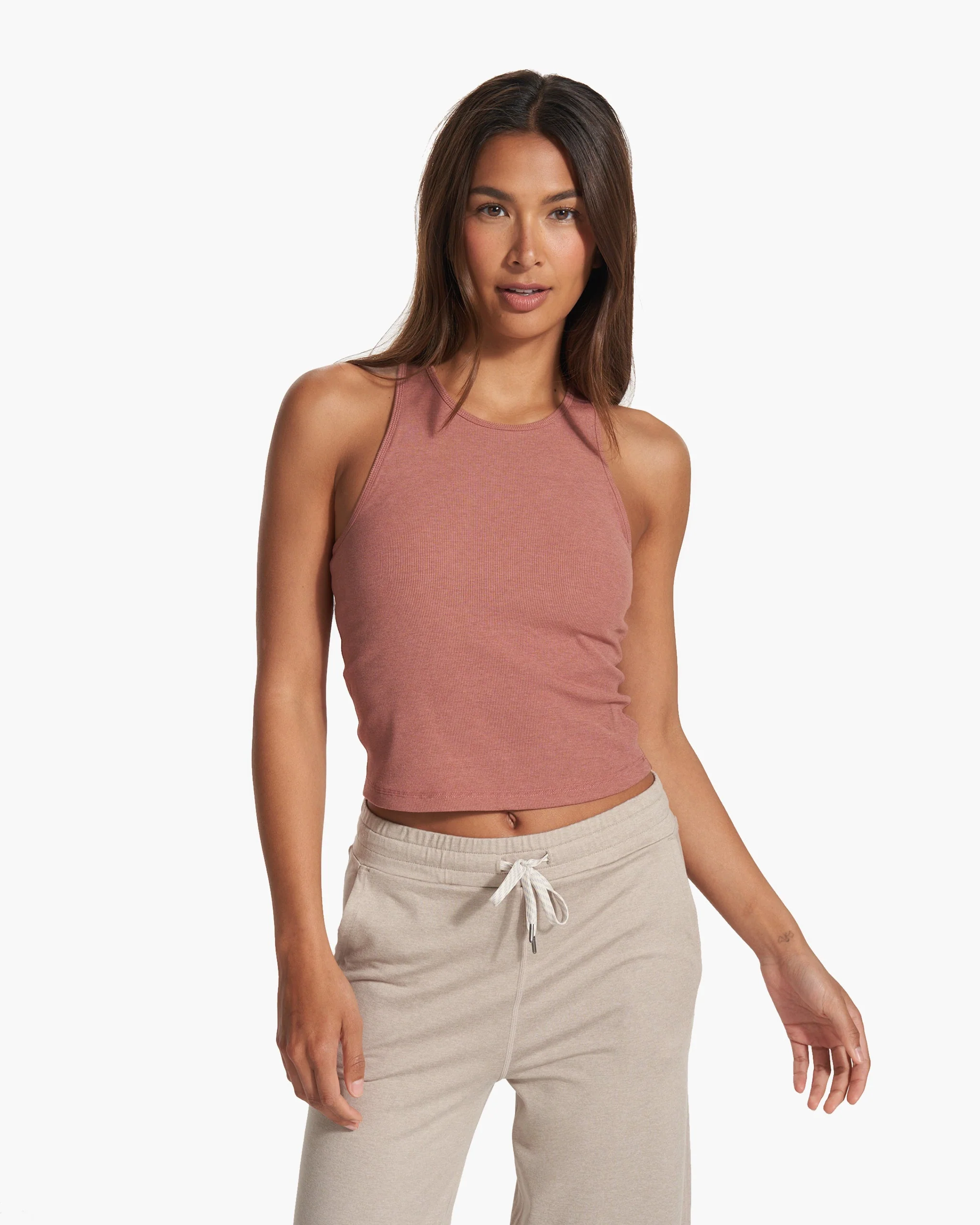12598-pose-plyo-tank-stoneware-heather-1.webp Pose Plyo Tank | Stoneware Heather