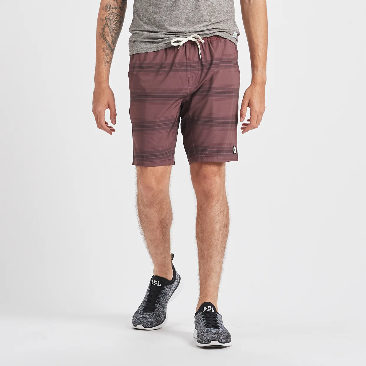 Kore Short | Fig Black Stripe