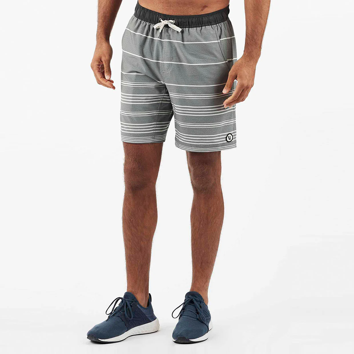 Kore Short | Heather Grey Stripe