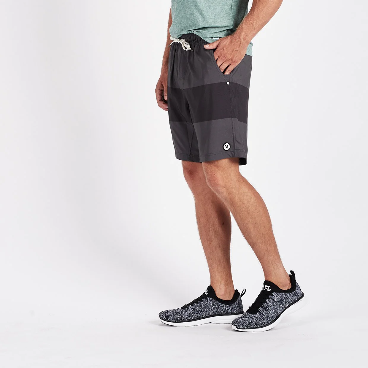 Kore Short | Charcoal Texture Block