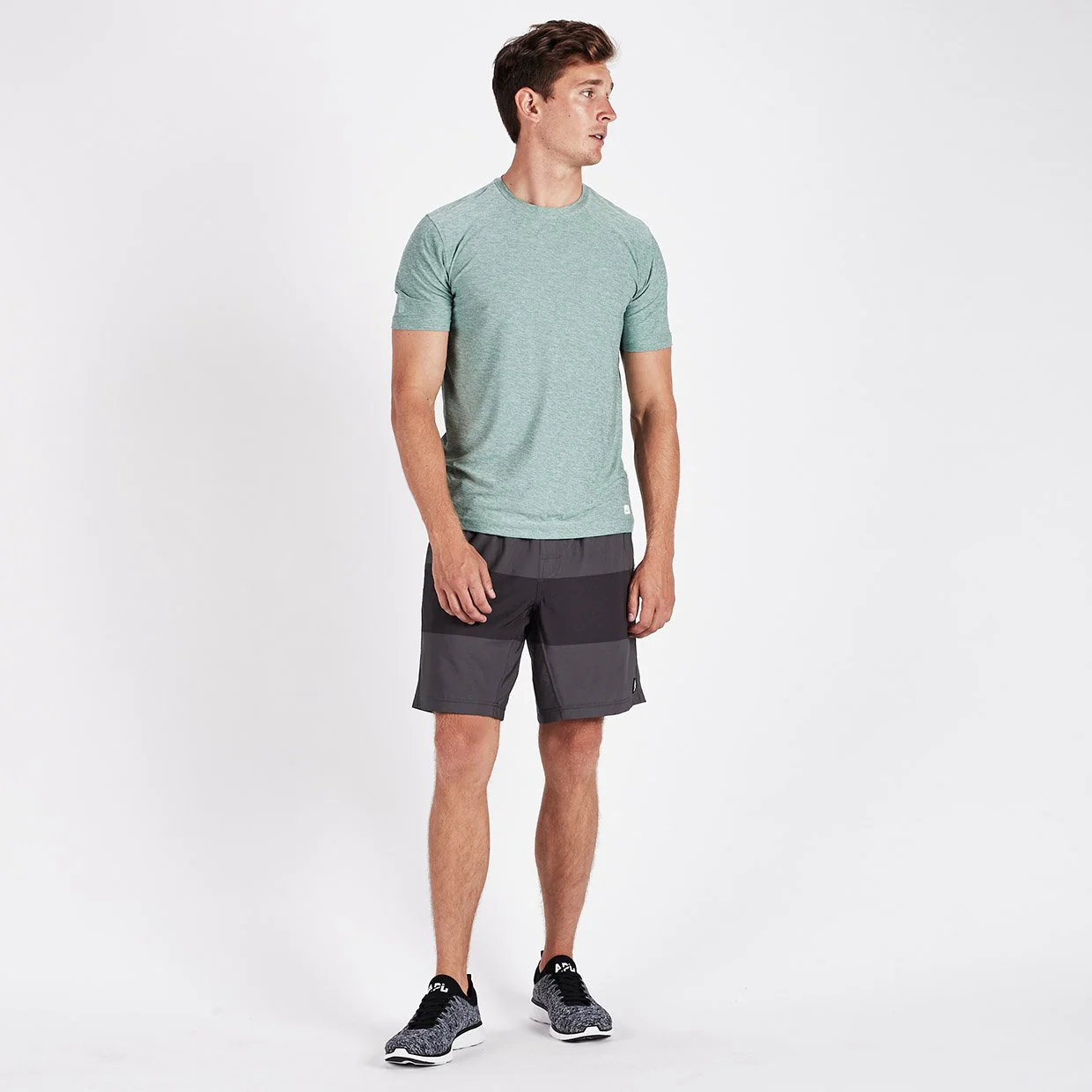Kore Short | Charcoal Texture Block