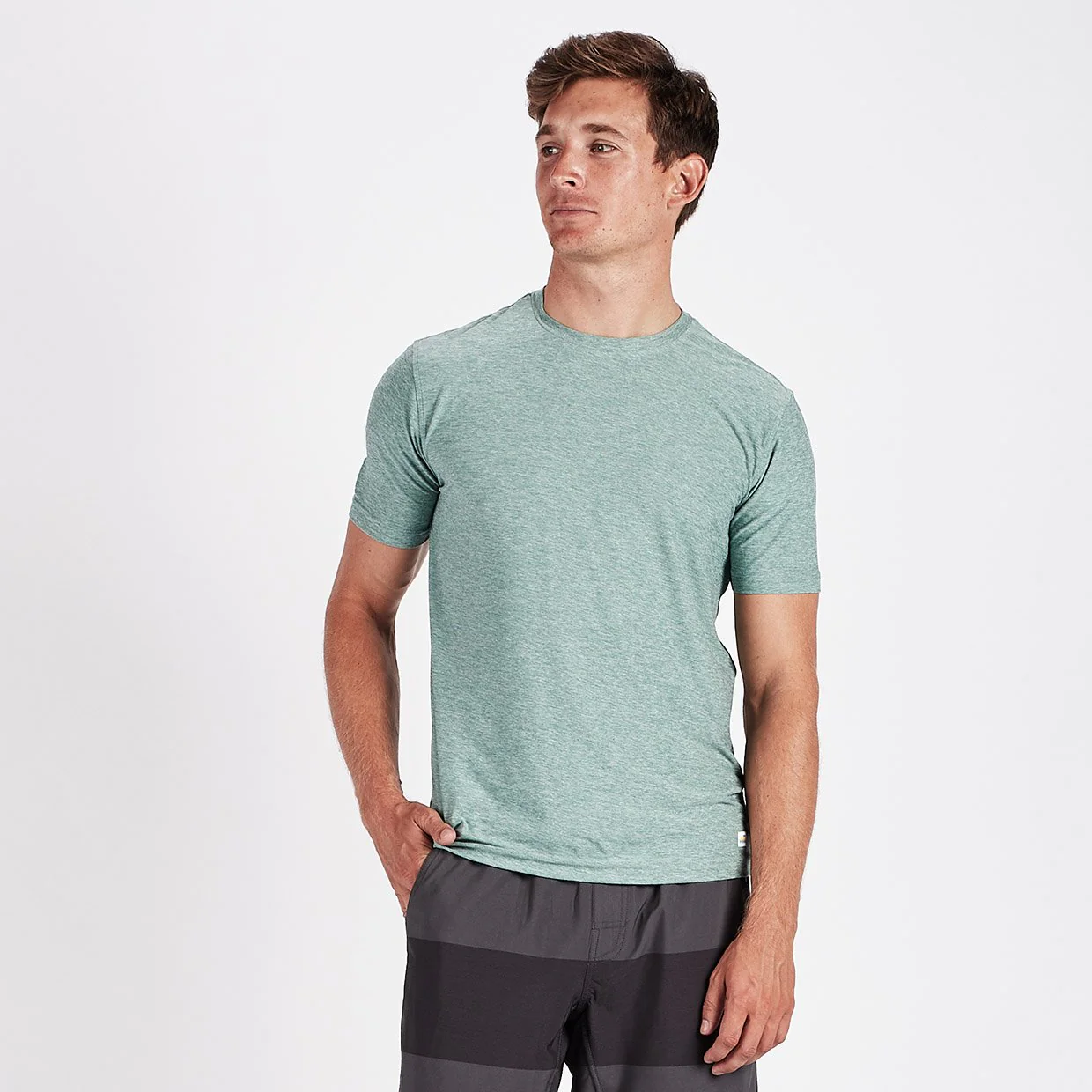 Strato Tech Tee | Aloe Heather