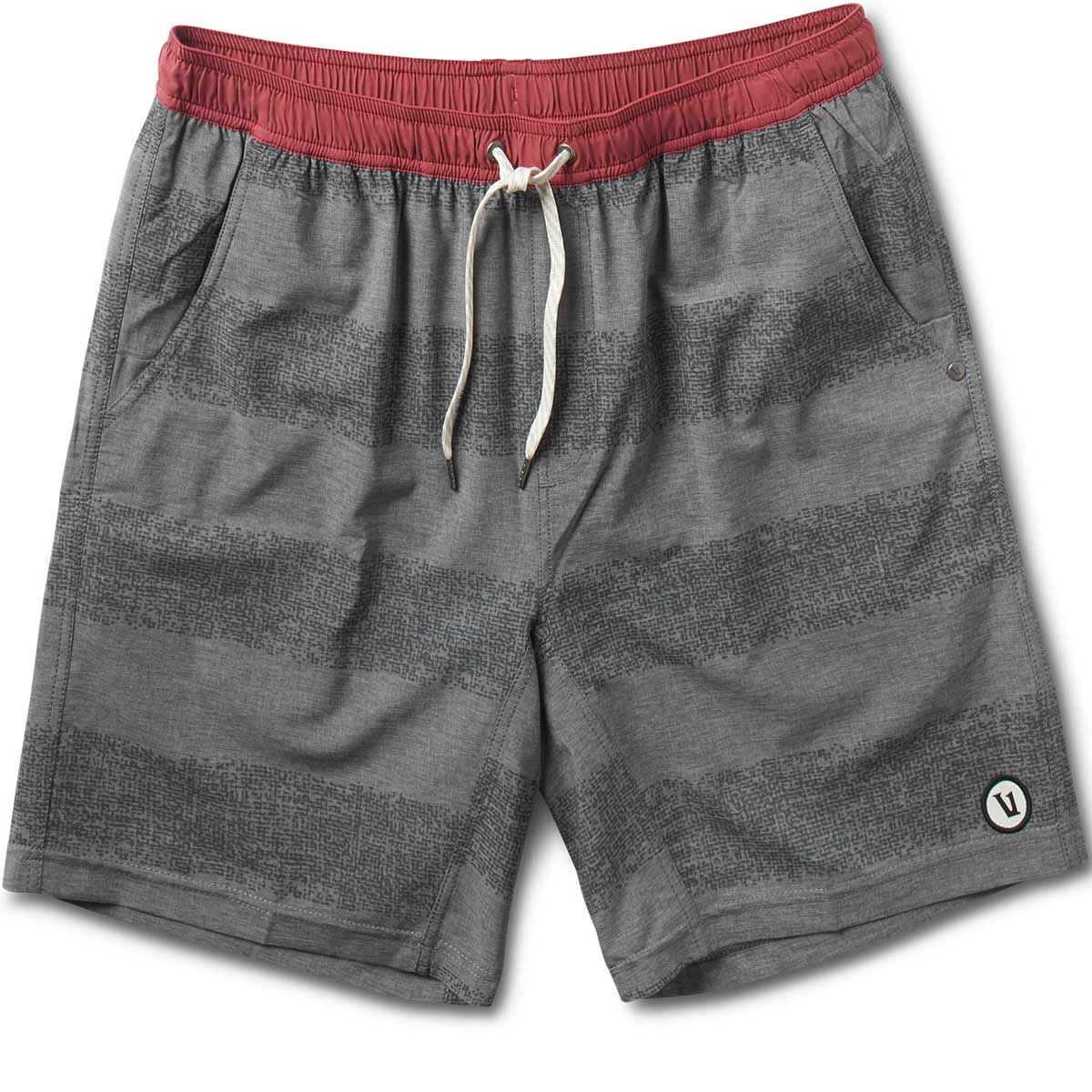 Kore Short | Grey Texture Stripe