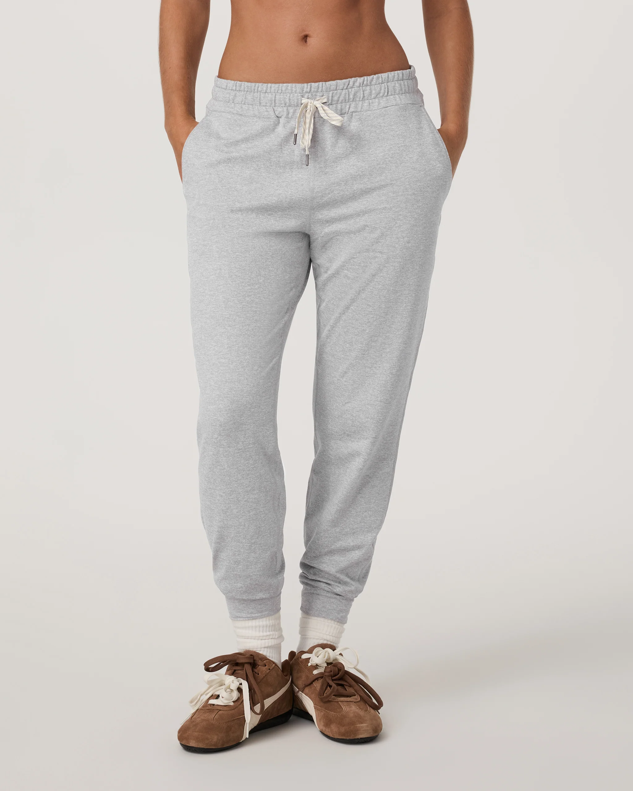 Performance Jogger | Pale Grey Heather