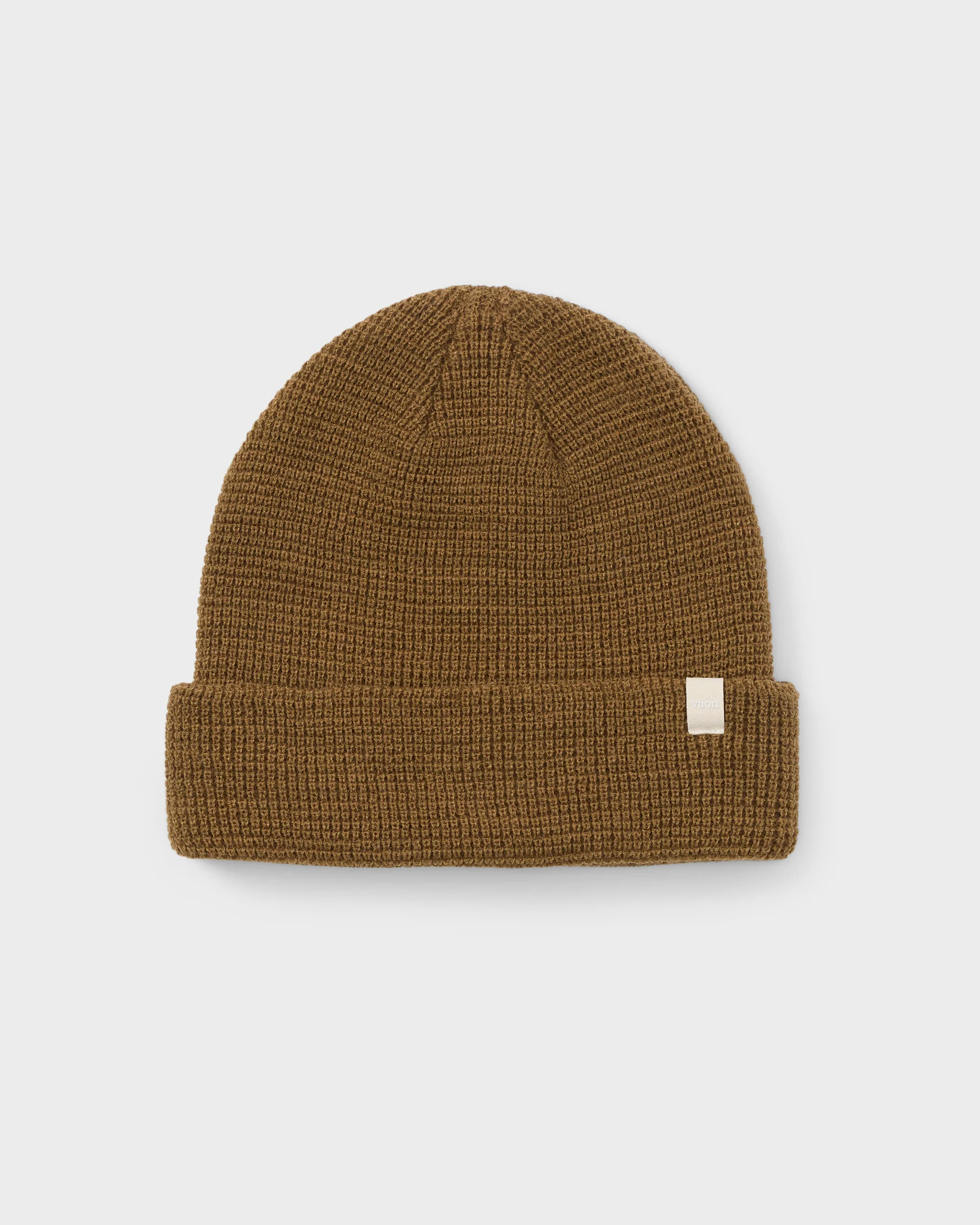 Alpine Waffle Beanie | Tobacco