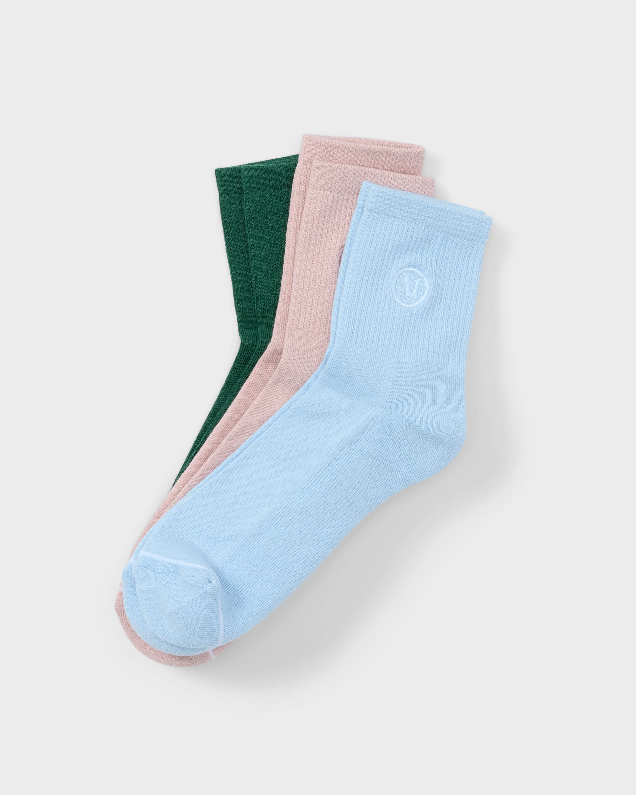 13168-half-crew-sock-crystal-blue-2.webp Half Crew Sock | Crystal Blue