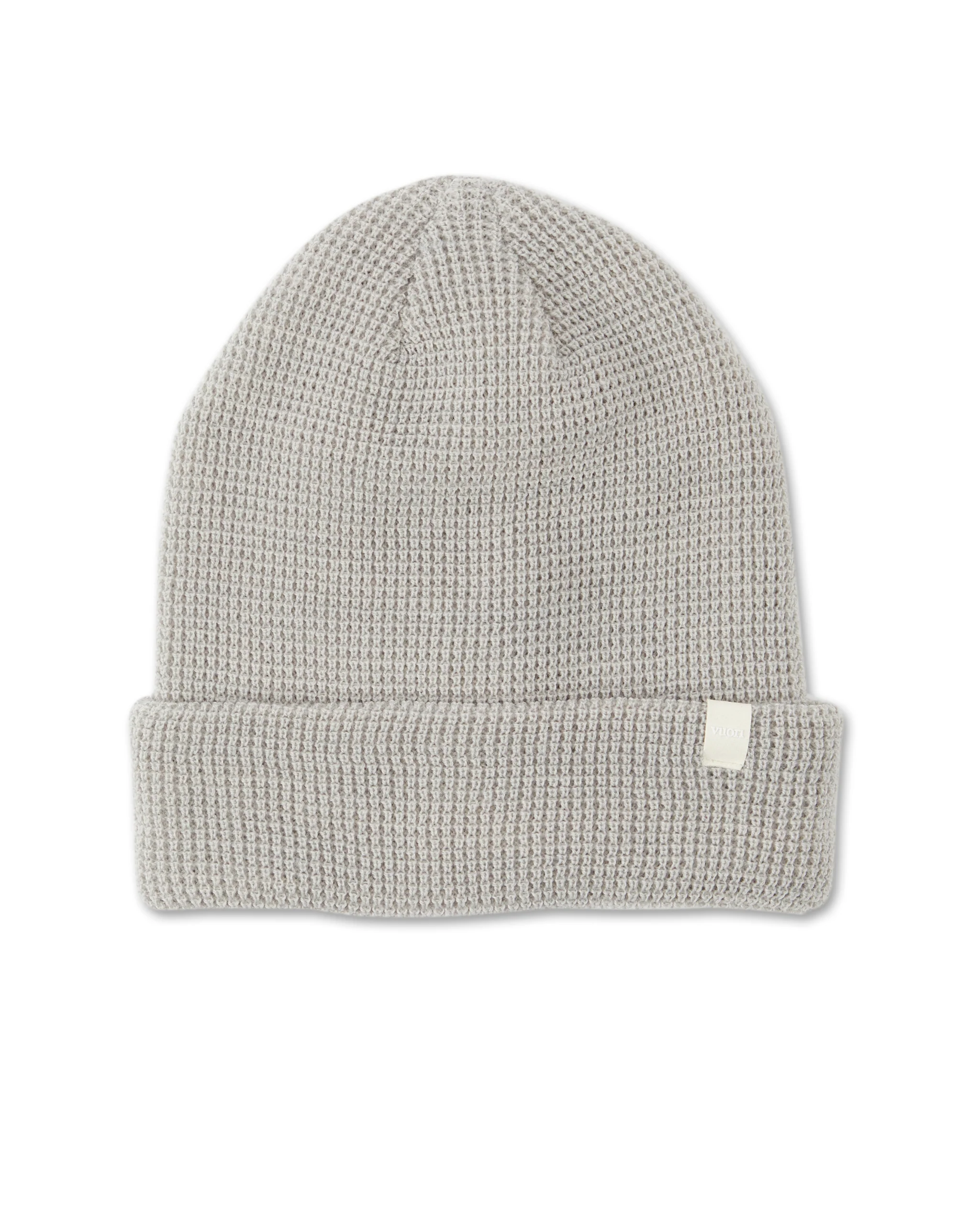 Alpine Waffle Beanie | White Sage