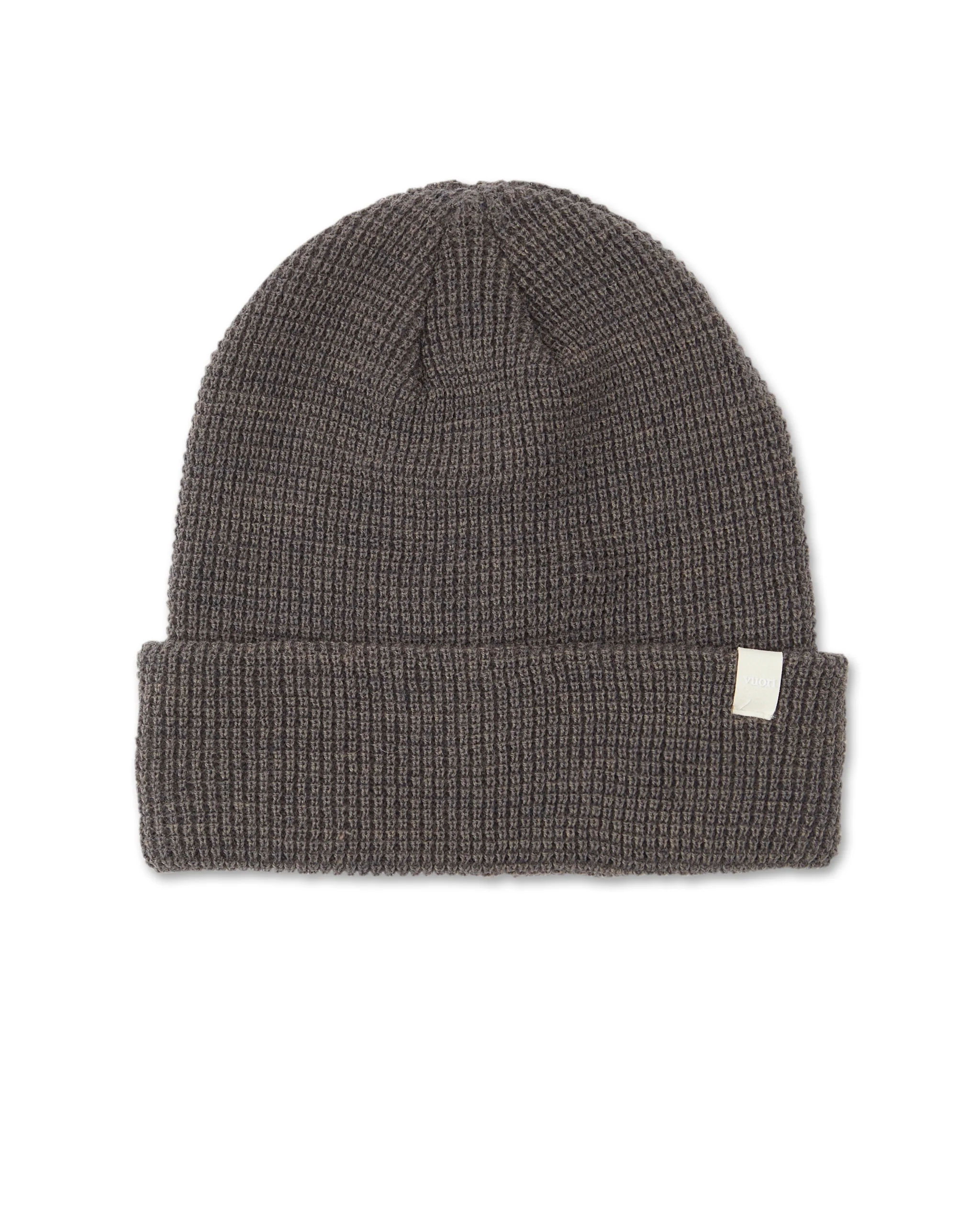 Alpine Waffle Beanie | Charcoal