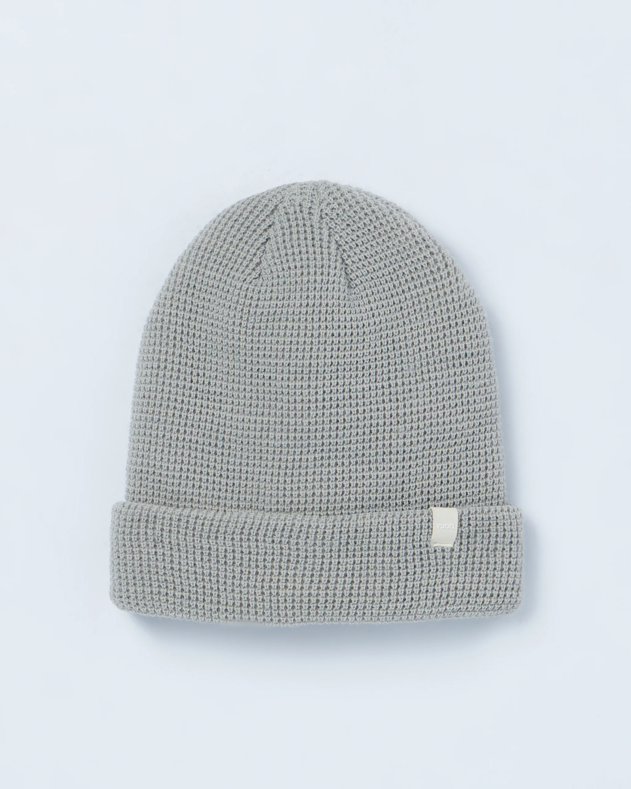 Alpine Waffle Beanie | Sky Grey