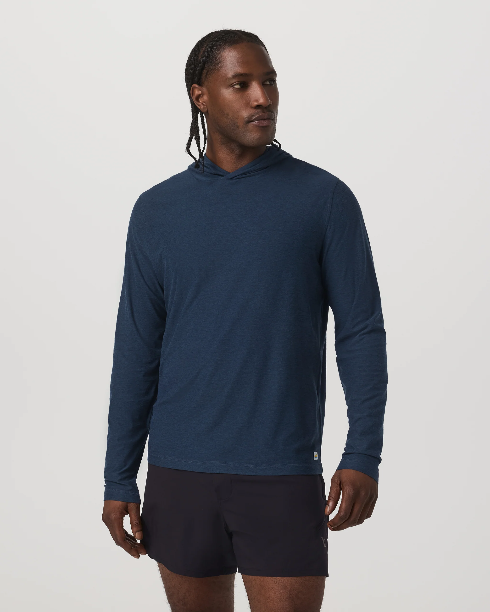 Strato Tech Hoodie | Navy Heather