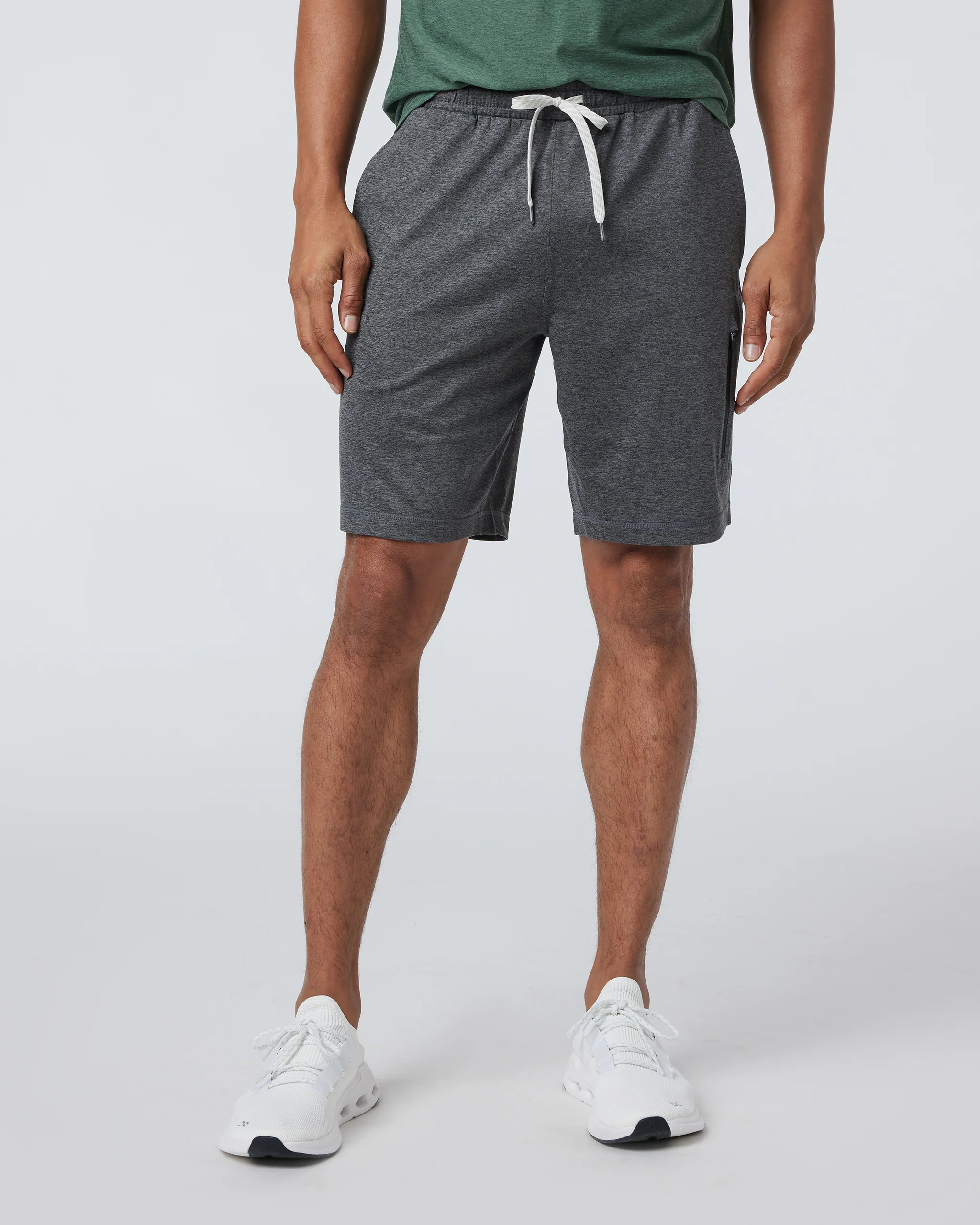 13259-sunday-performance-short-8-charcoal-heather-1.webp Sunday Performance Short 8" | Charcoal Heather