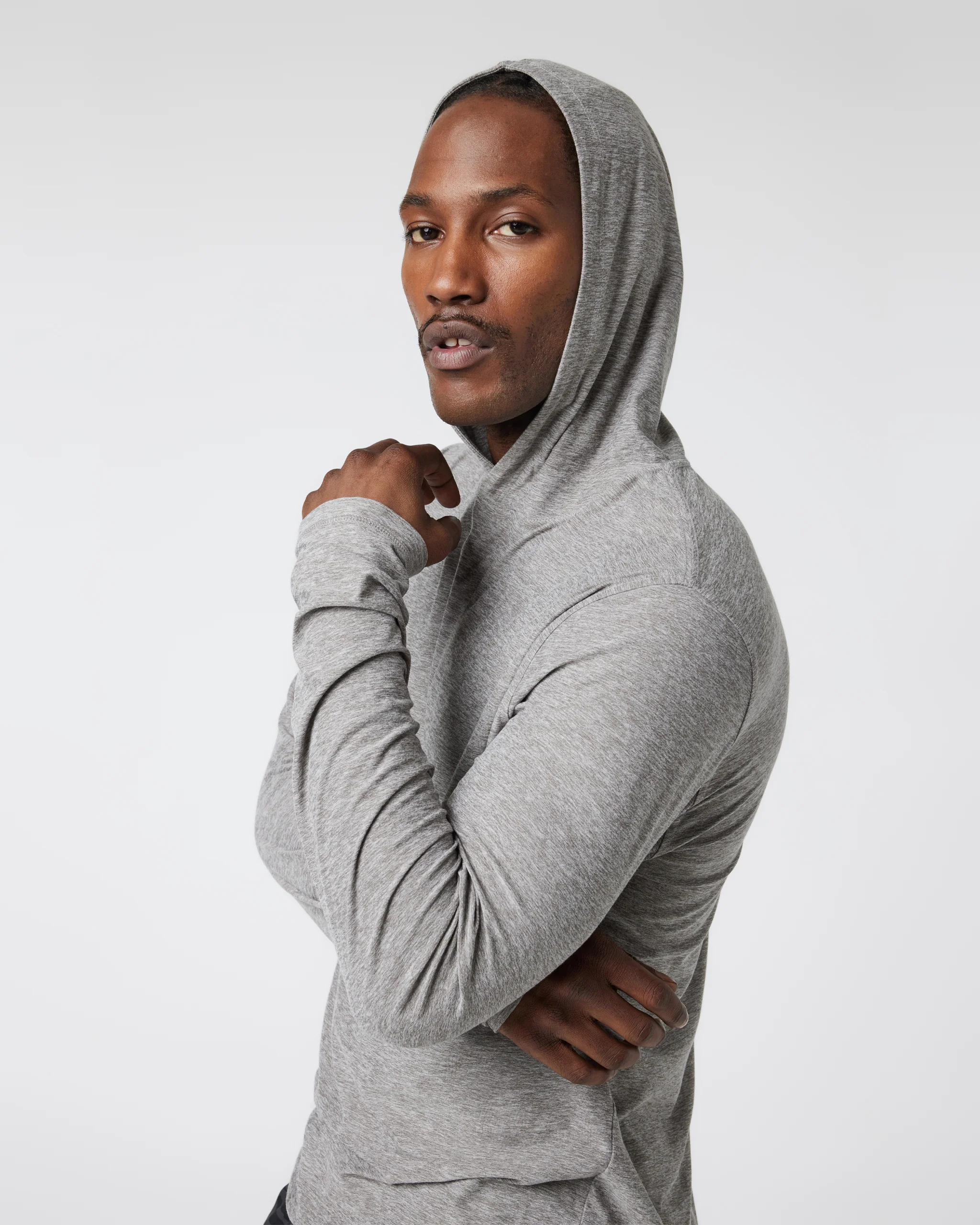 Strato Tech Hoodie | Heather Grey