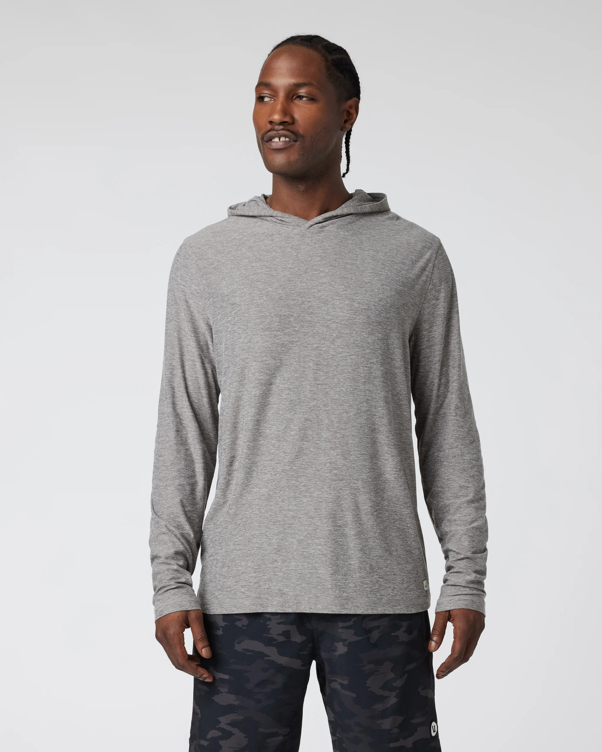 Strato Tech Hoodie | Heather Grey