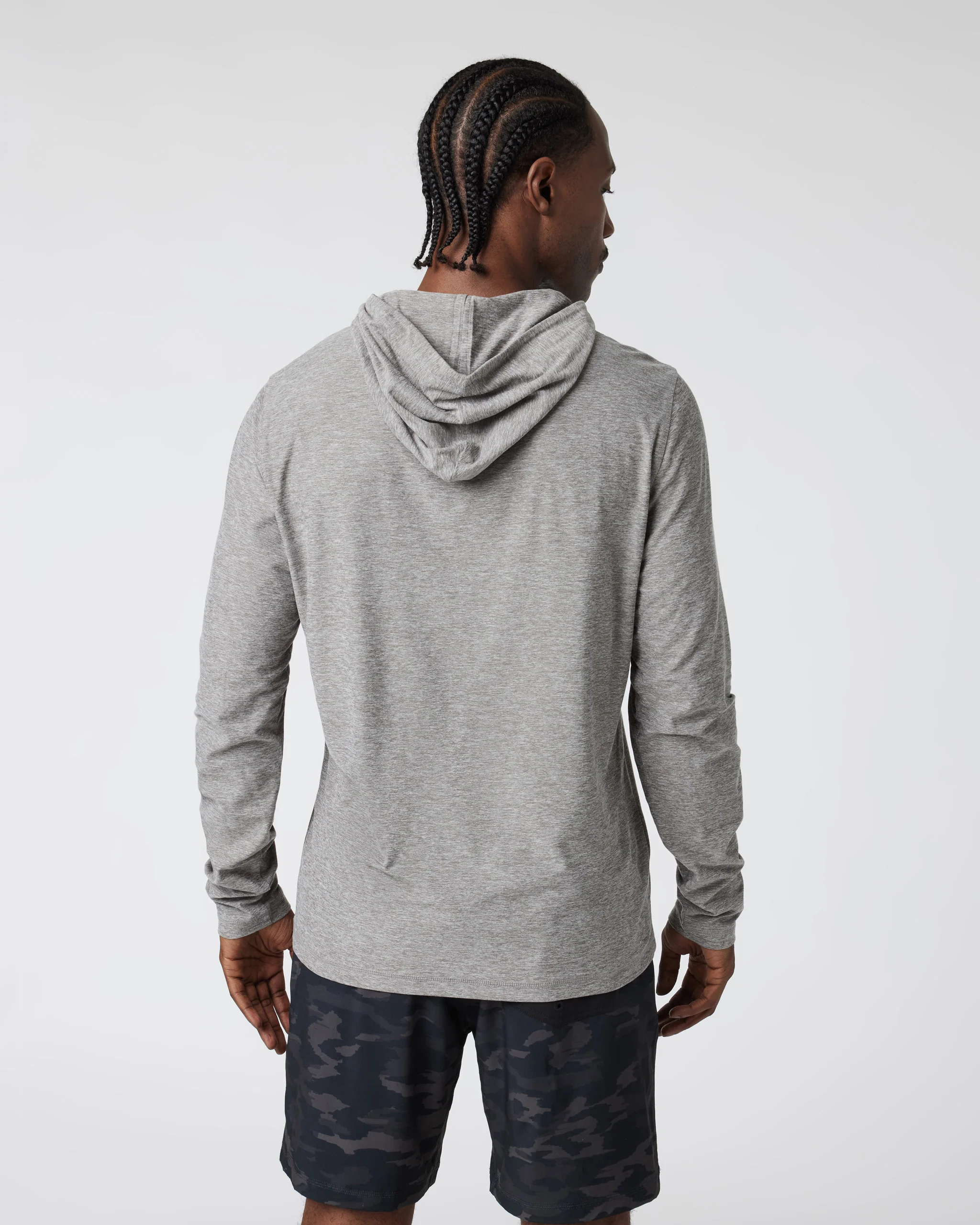 Strato Tech Hoodie | Heather Grey