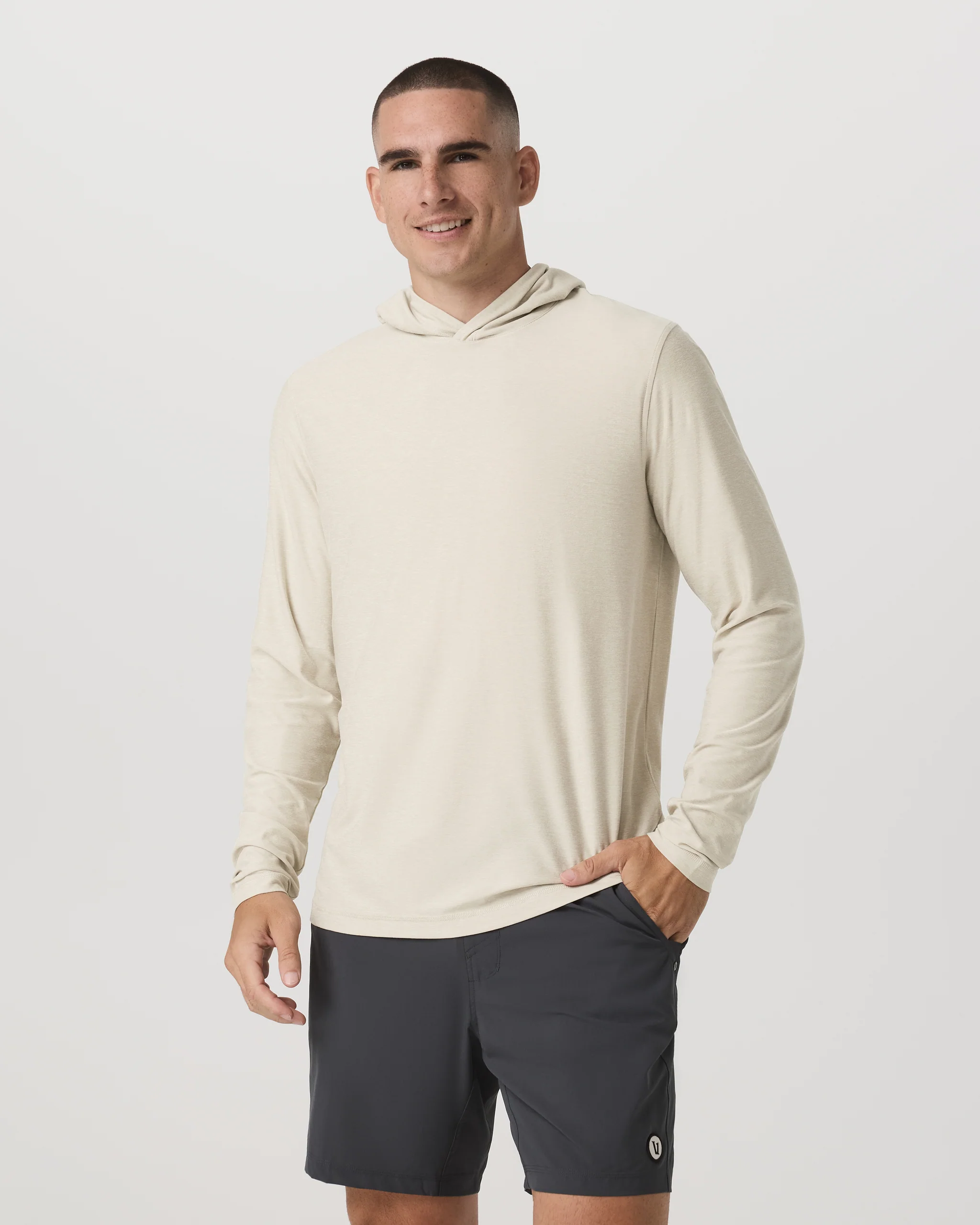 Strato Tech Hoodie | Mushroom Heather