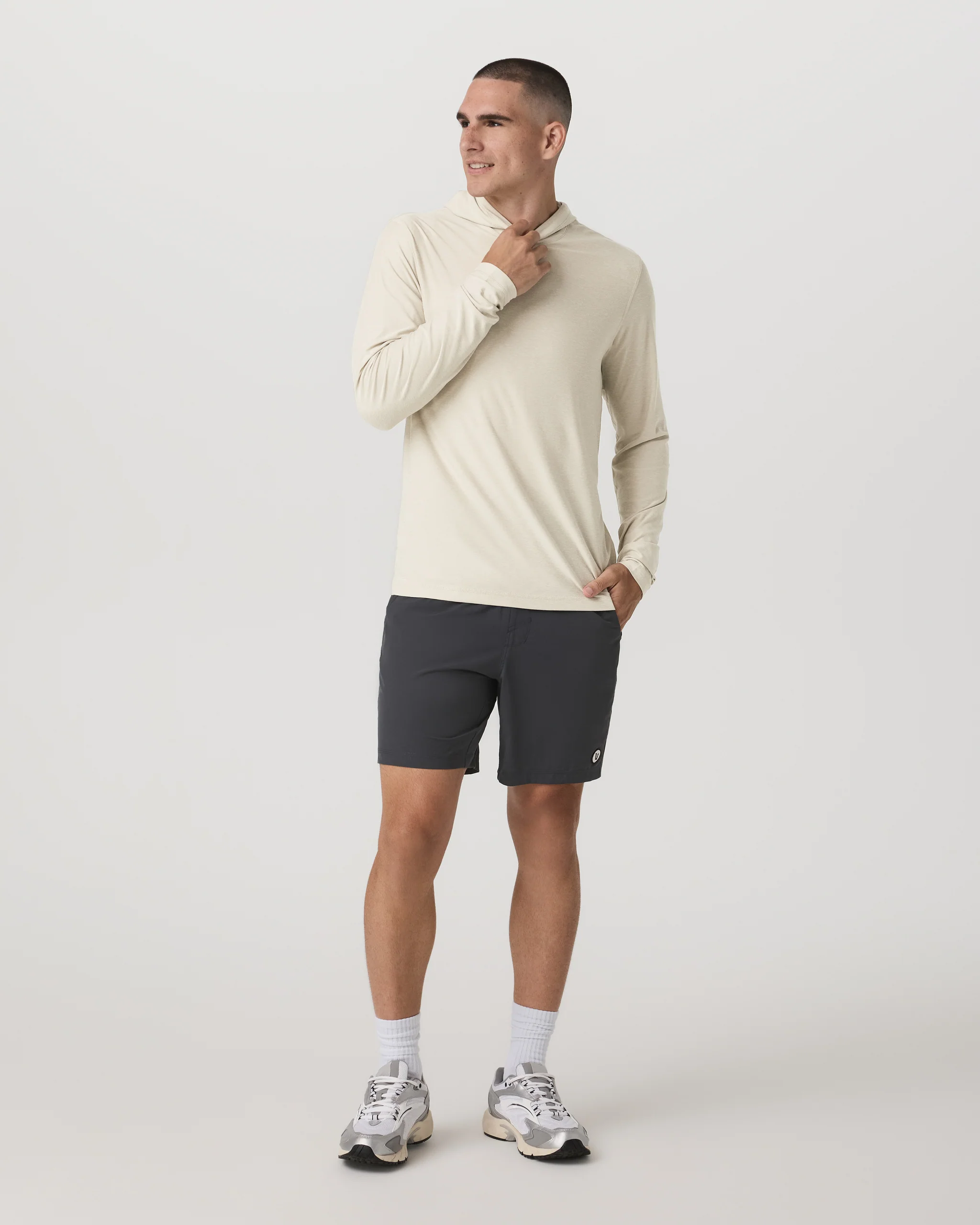 Strato Tech Hoodie | Mushroom Heather