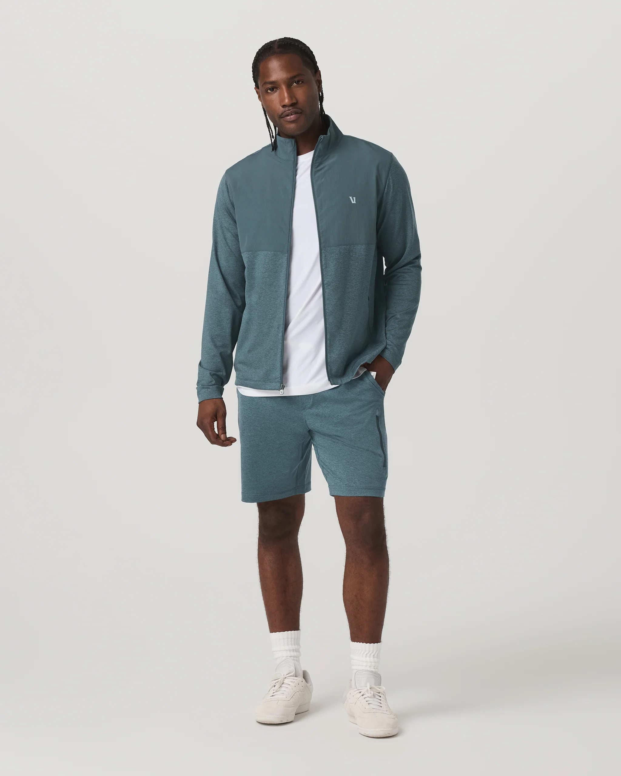 Sunday Performance Short 8" | Blue Sea Heather