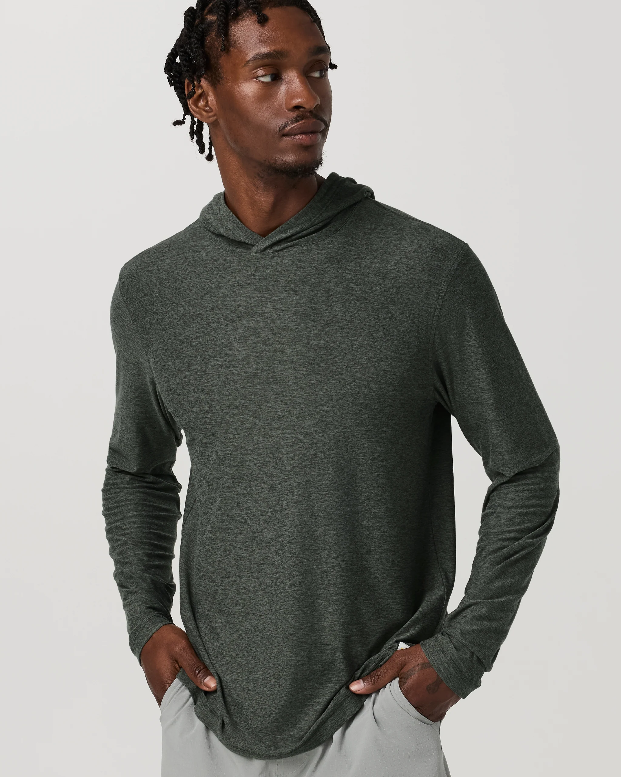 Strato Tech Hoodie | River Rock Heather
