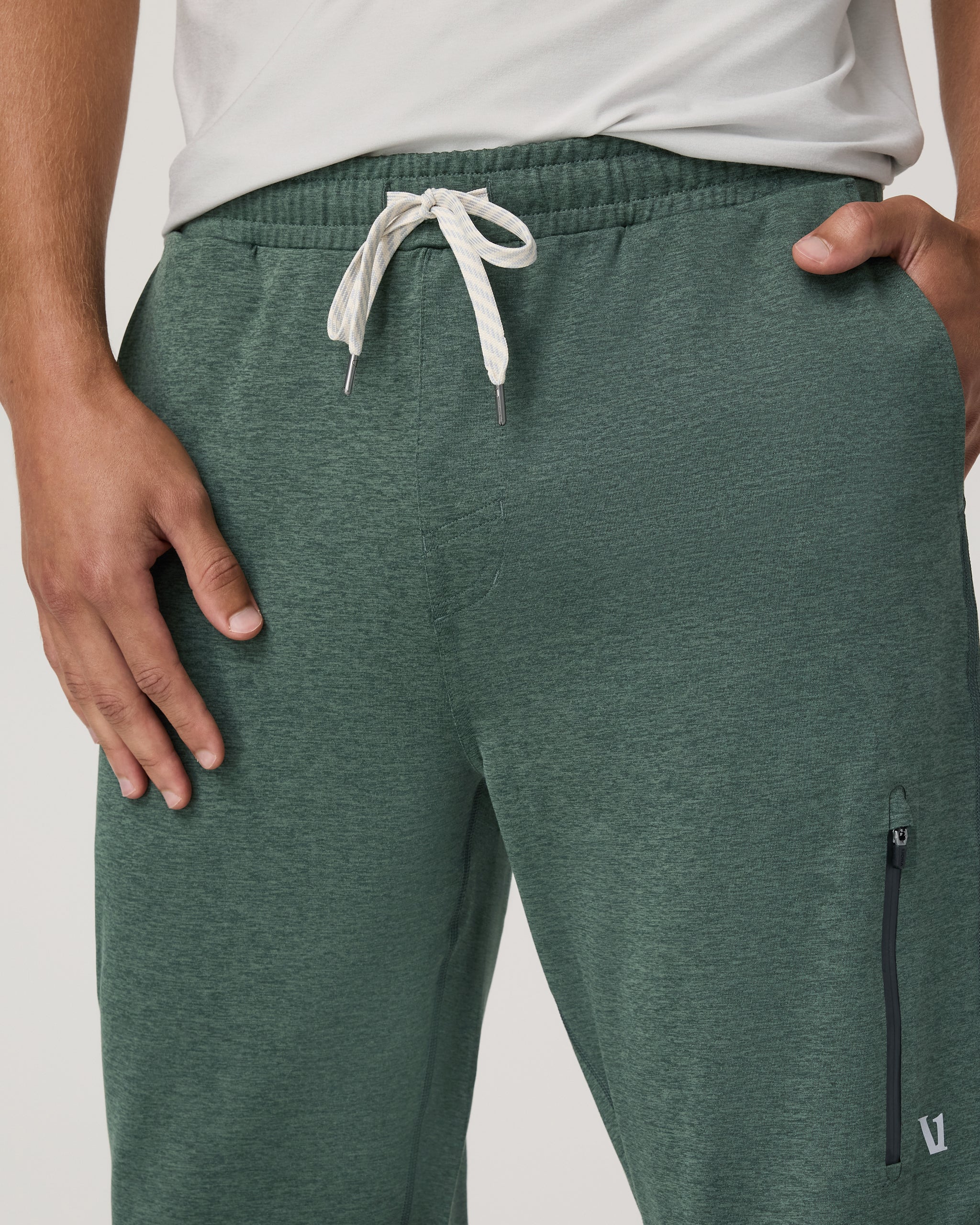Sunday Performance Jogger - Long | Agate Green Heather