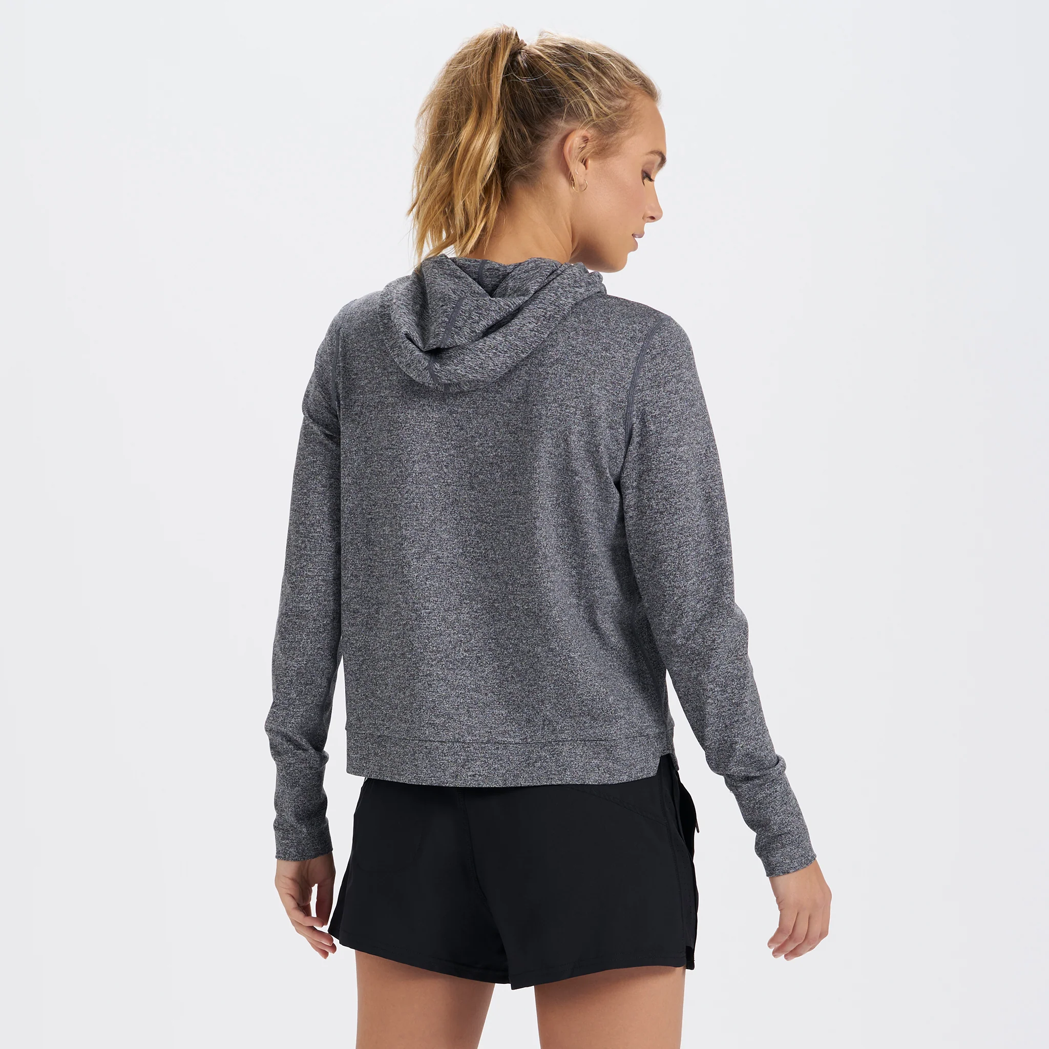 Halo Essential Hoodie | Heather Grey