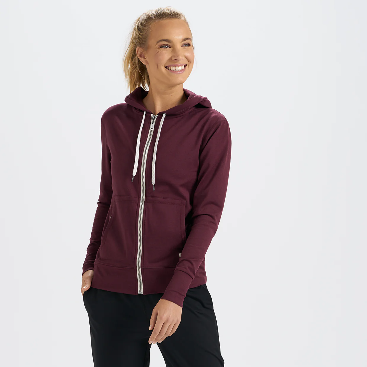 13749-halo-performance-hoodie-cerise-heather-1.webp Halo Performance Hoodie | Cerise Heather