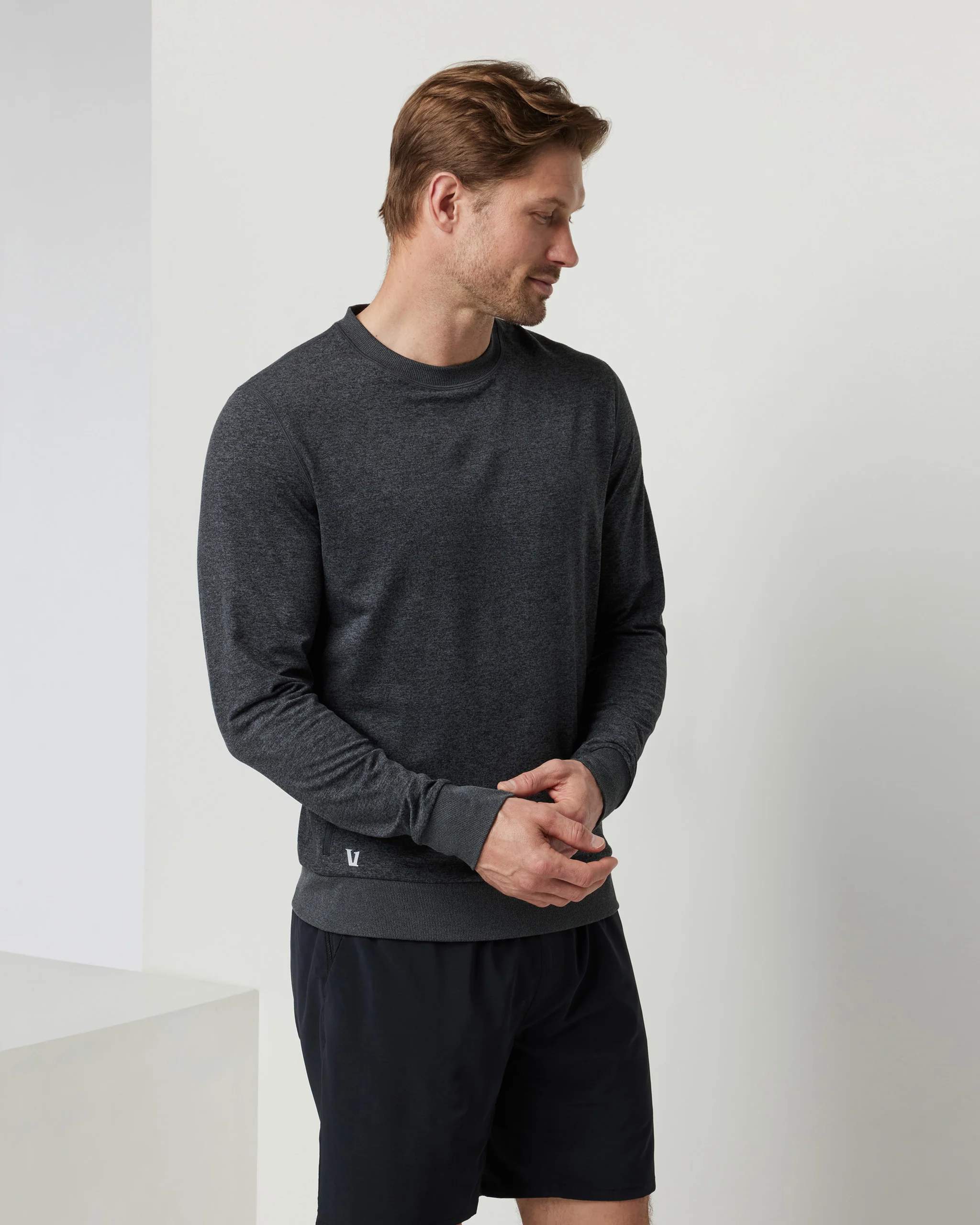 Ponto Performance Crew | Charcoal Heather